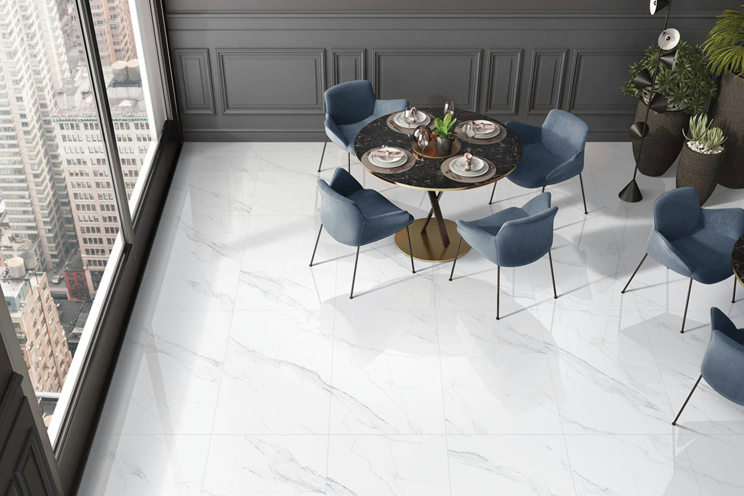 Treasure Statuario 24x48 Polished | Clon Digital Tile Catalog