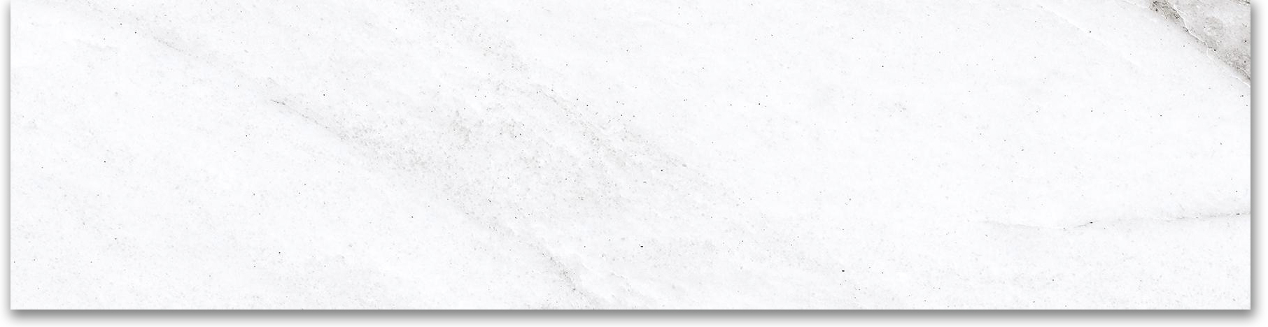 3X12 Bullnose Polished Glamour White | Clon Digital Tile Catalog