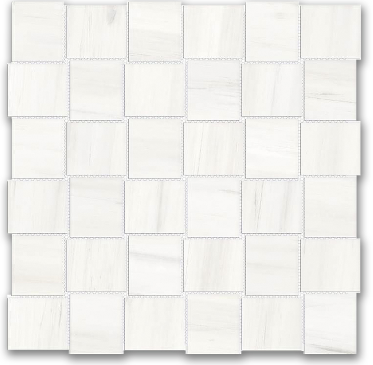 Polished 2X2 Devotion Basketweave Mosaic | Clon Digital Tile Catalog