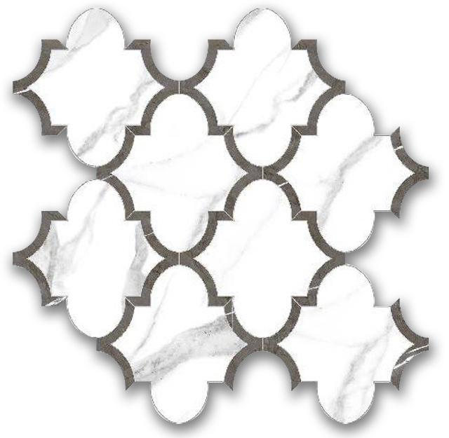 Polished Love Arabesque Mosaic | Clon Digital Tile Catalog