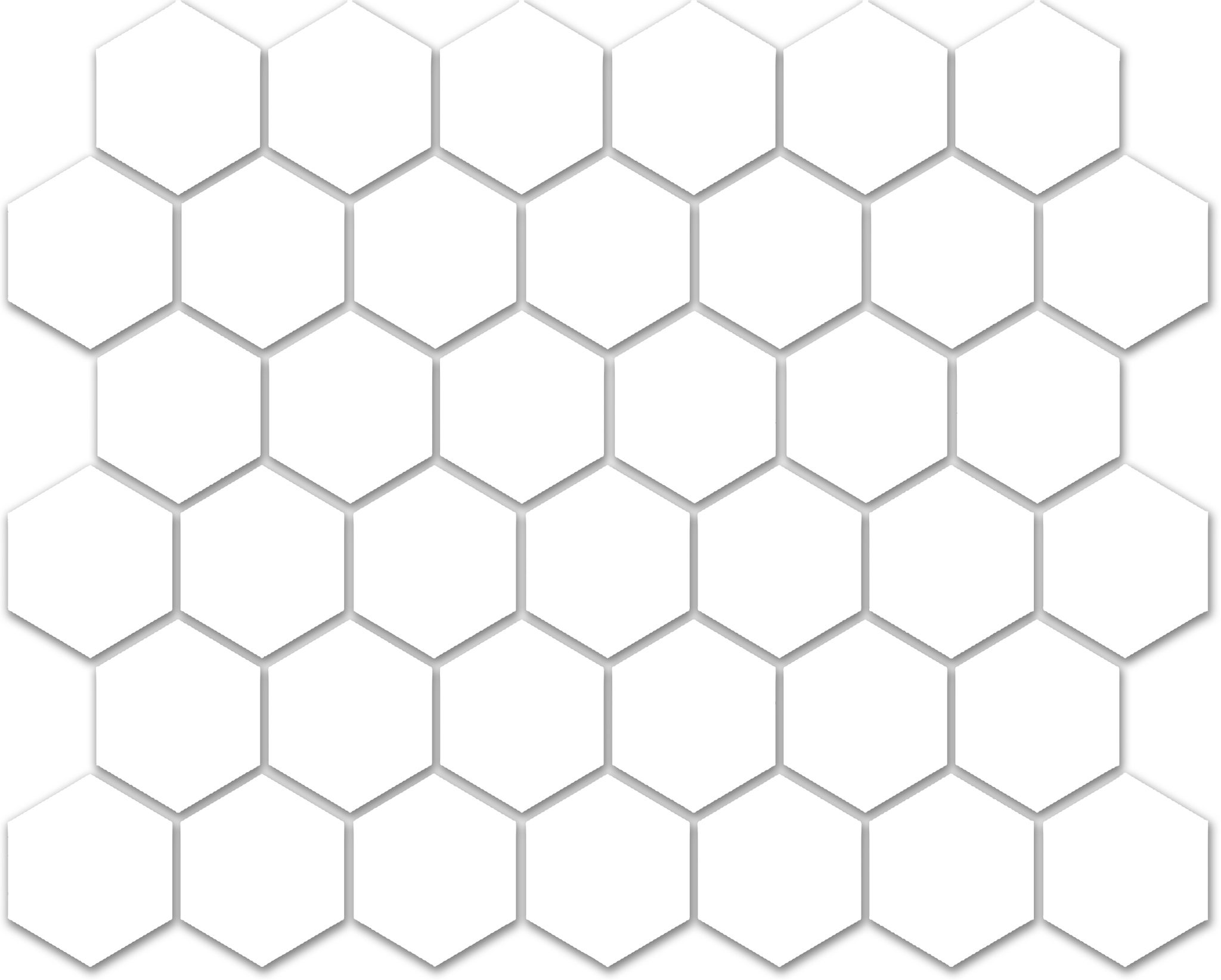 Treasure Ultimate Dolomite 2x2 Carved Hexagon Mosaic | Clon Digital Tile Catalog