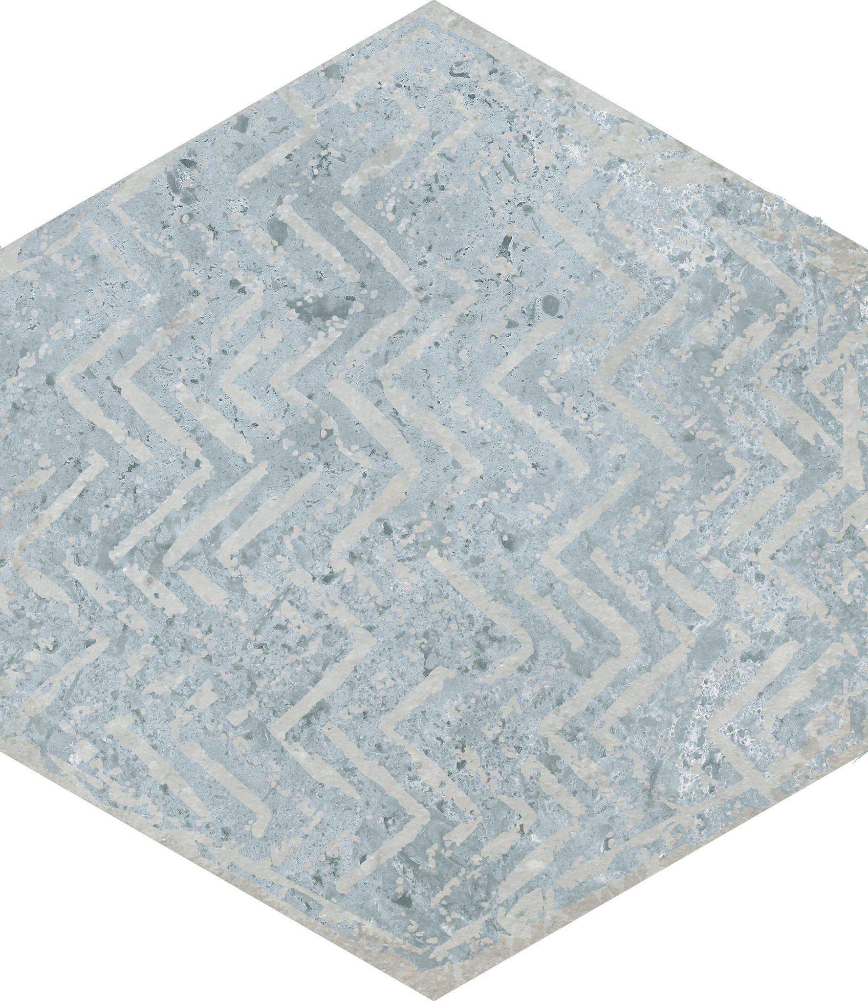 Alma 5.5X6.3 Grey Decor Hexagon | Clon Digital Tile Catalog