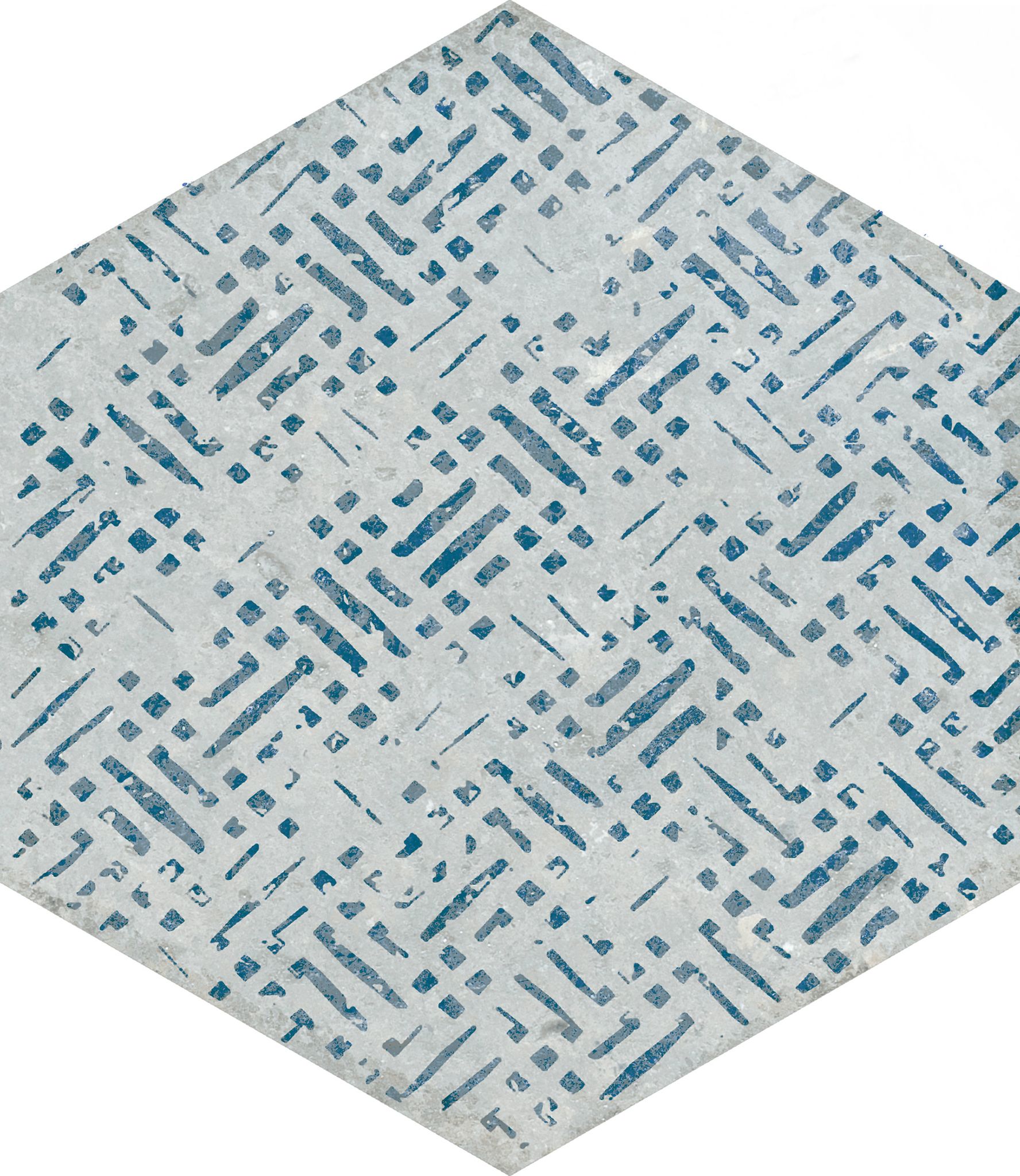 Alma 5.5X6.3 Grey Decor Hexagon | Clon Digital Tile Catalog