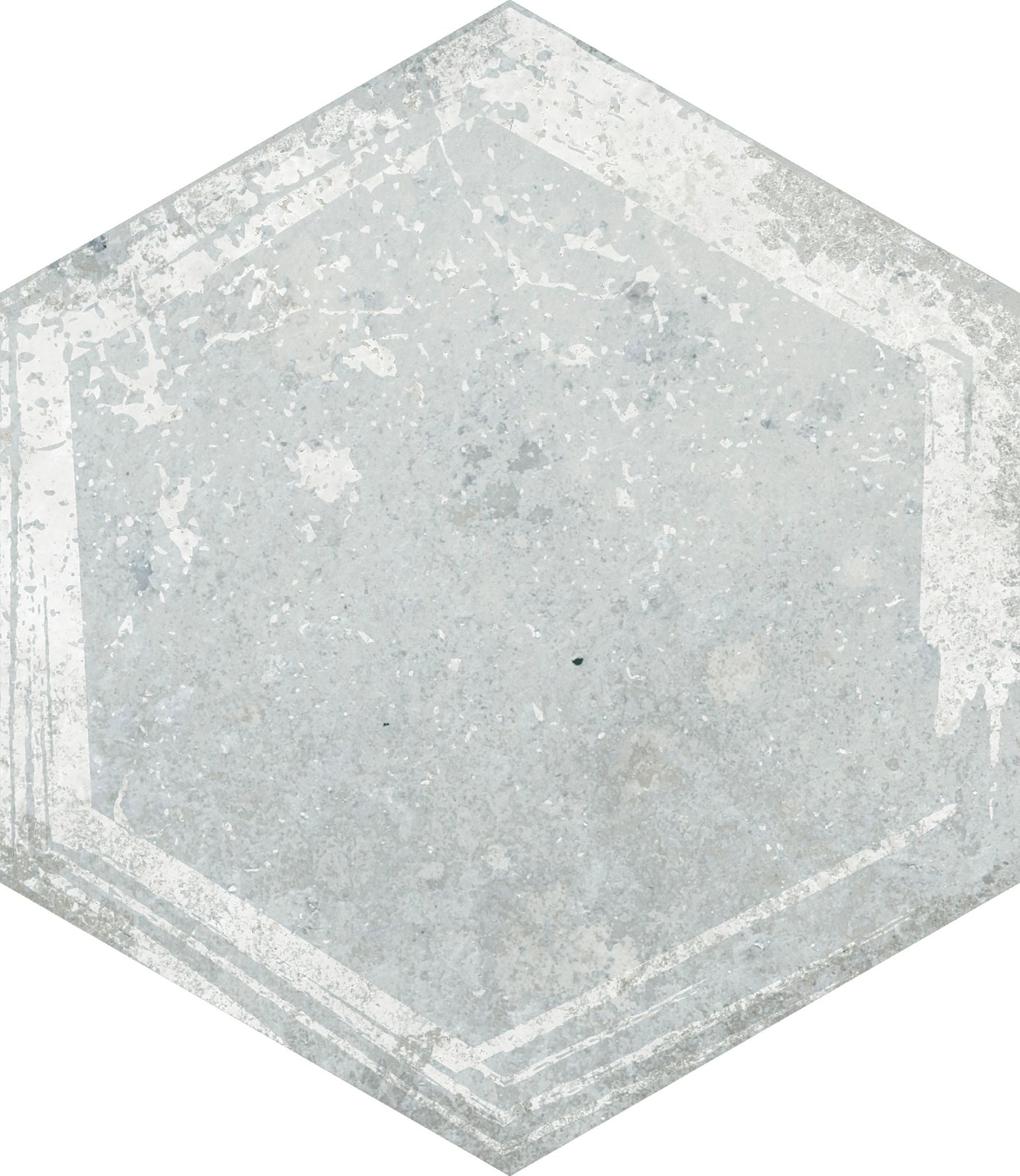 Alma 5.5X6.3 Grey Decor Hexagon | Clon Digital Tile Catalog