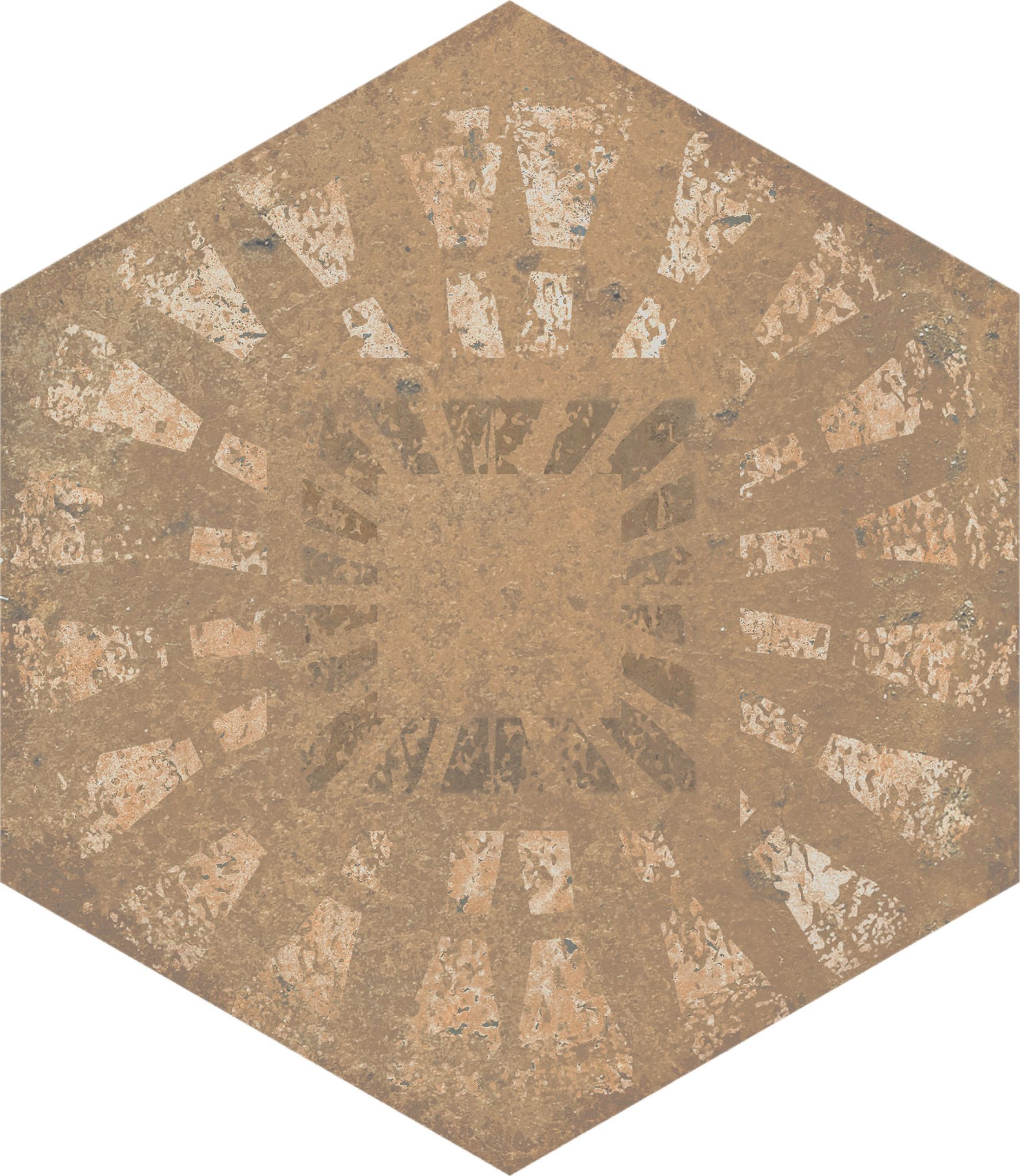 Alma 5.5X6.3 Sand Decor Hexagon | Clon Digital Tile Catalog