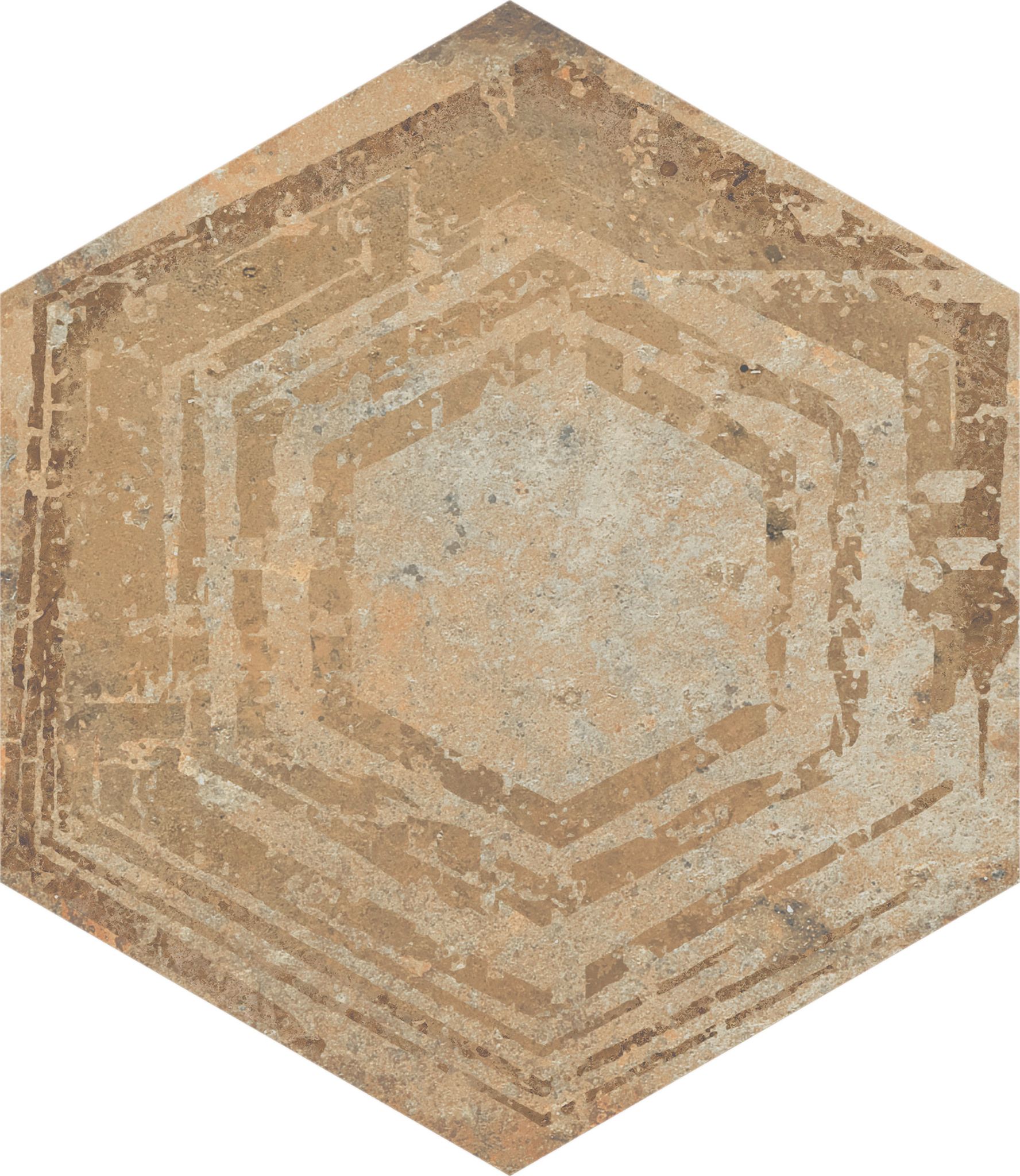 Alma 5.5X6.3 Sand Decor Hexagon | Clon Digital Tile Catalog