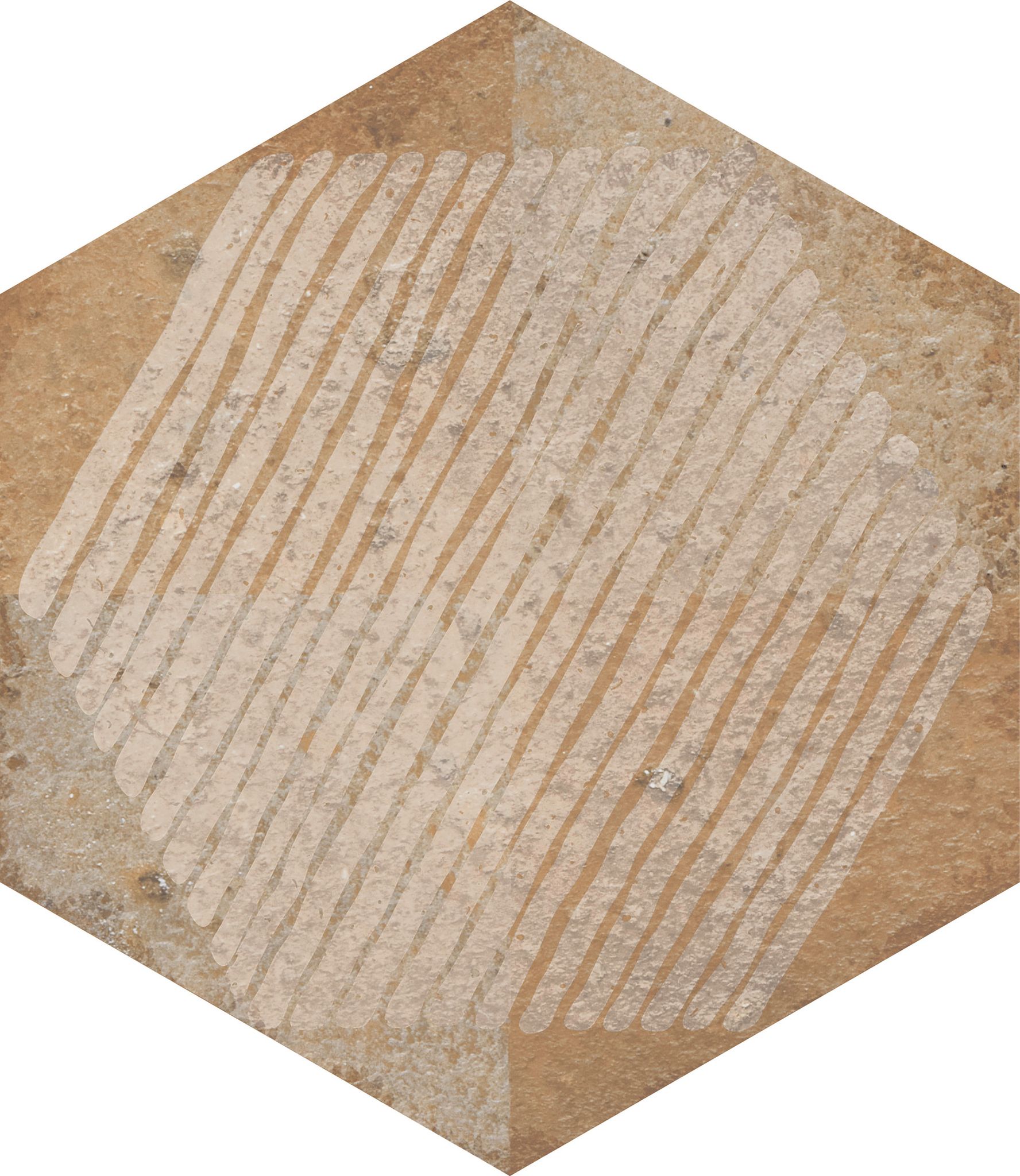 Alma 5.5X6.3 Sand Decor Hexagon | Clon Digital Tile Catalog