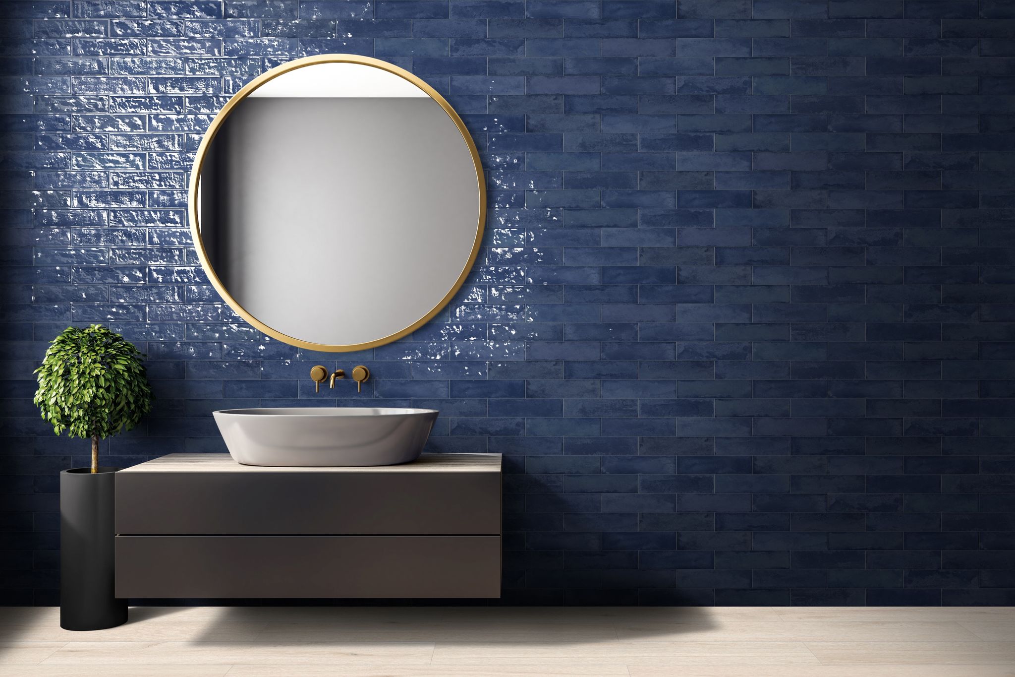 Grand Cayman West Bay Blue 3x12 | Clon Digital Tile Catalog