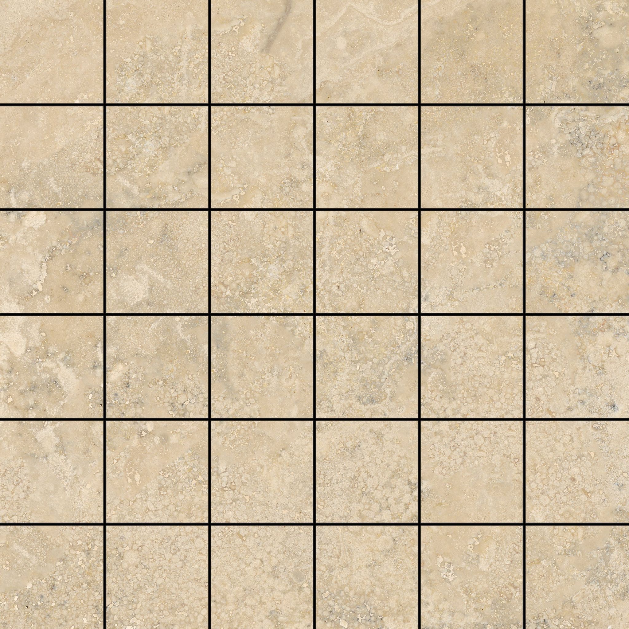 Portofino 2x2 Mosaic Beige | Clon Digital Tile Catalog