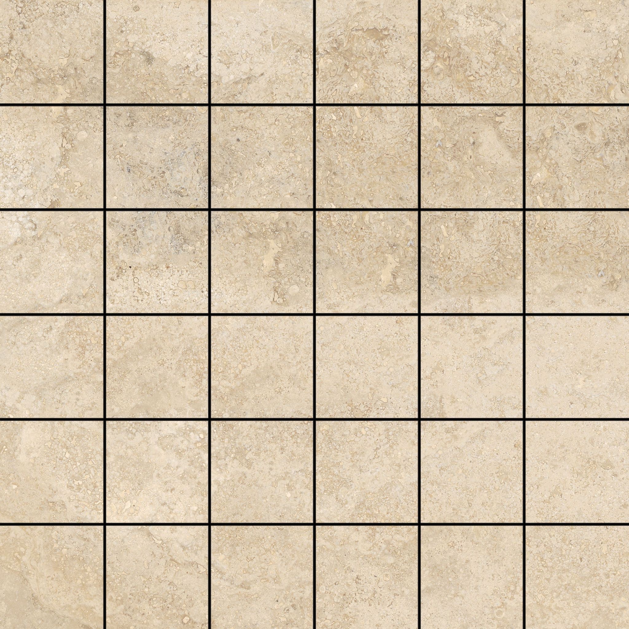 Portofino 2x2 Mosaic Beige | Clon Digital Tile Catalog