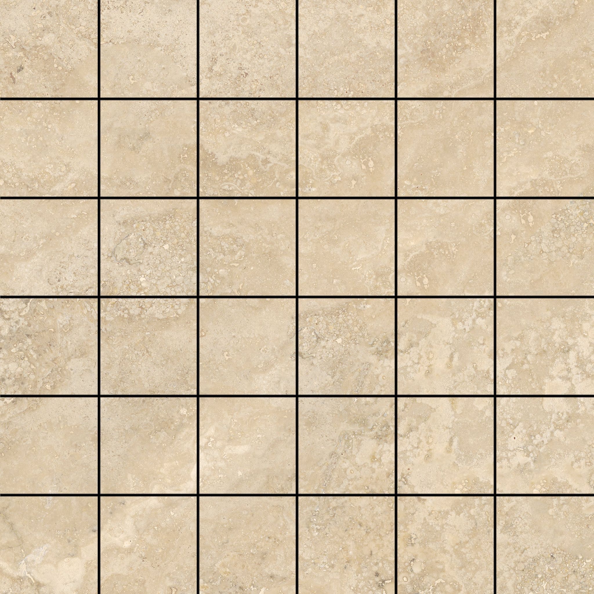 Portofino 2x2 Mosaic Beige | Clon Digital Tile Catalog