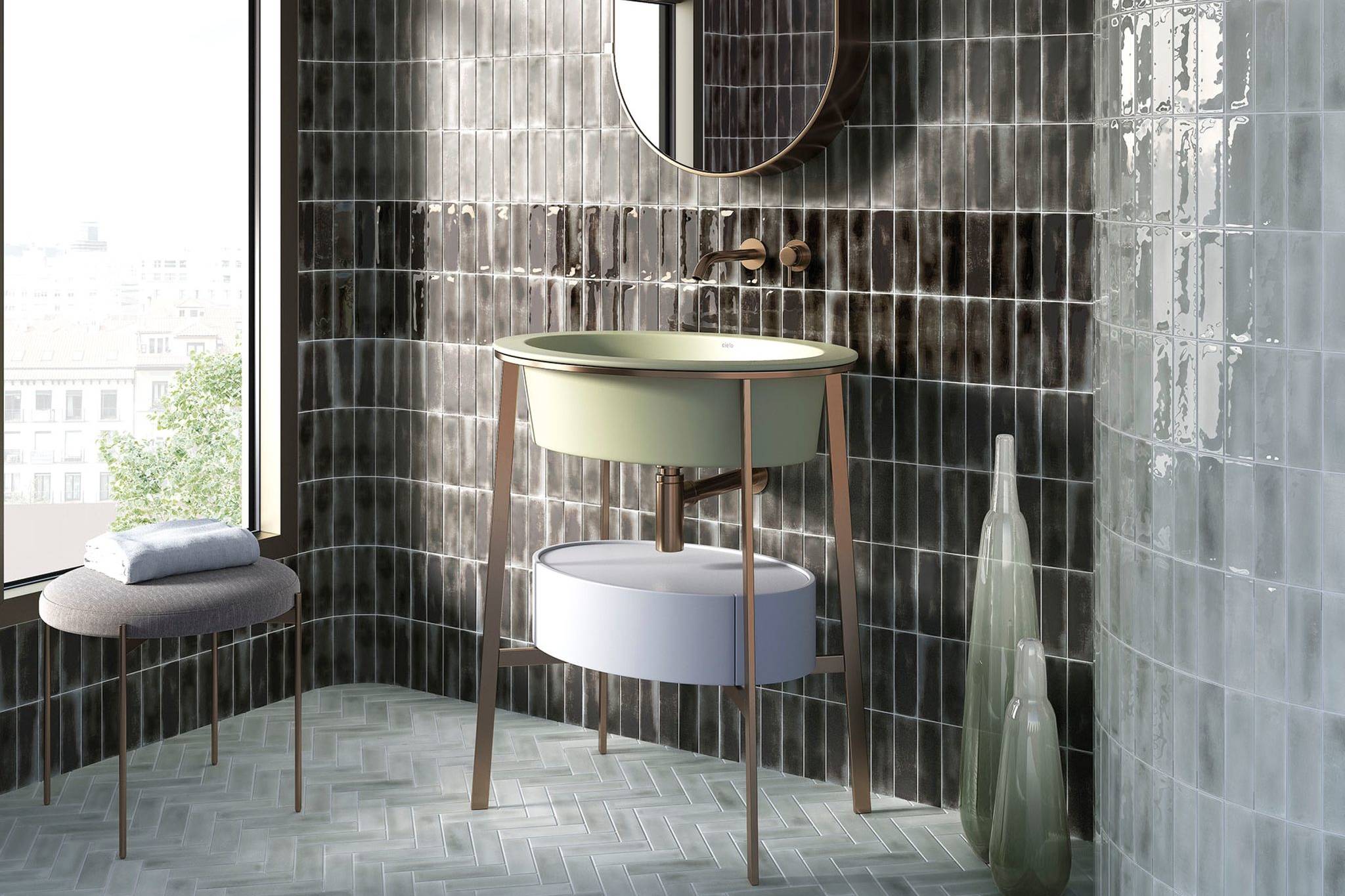 Aruba Coal and Steel - Matt & Gloss 2x6 | Clon Digital Tile Catalog