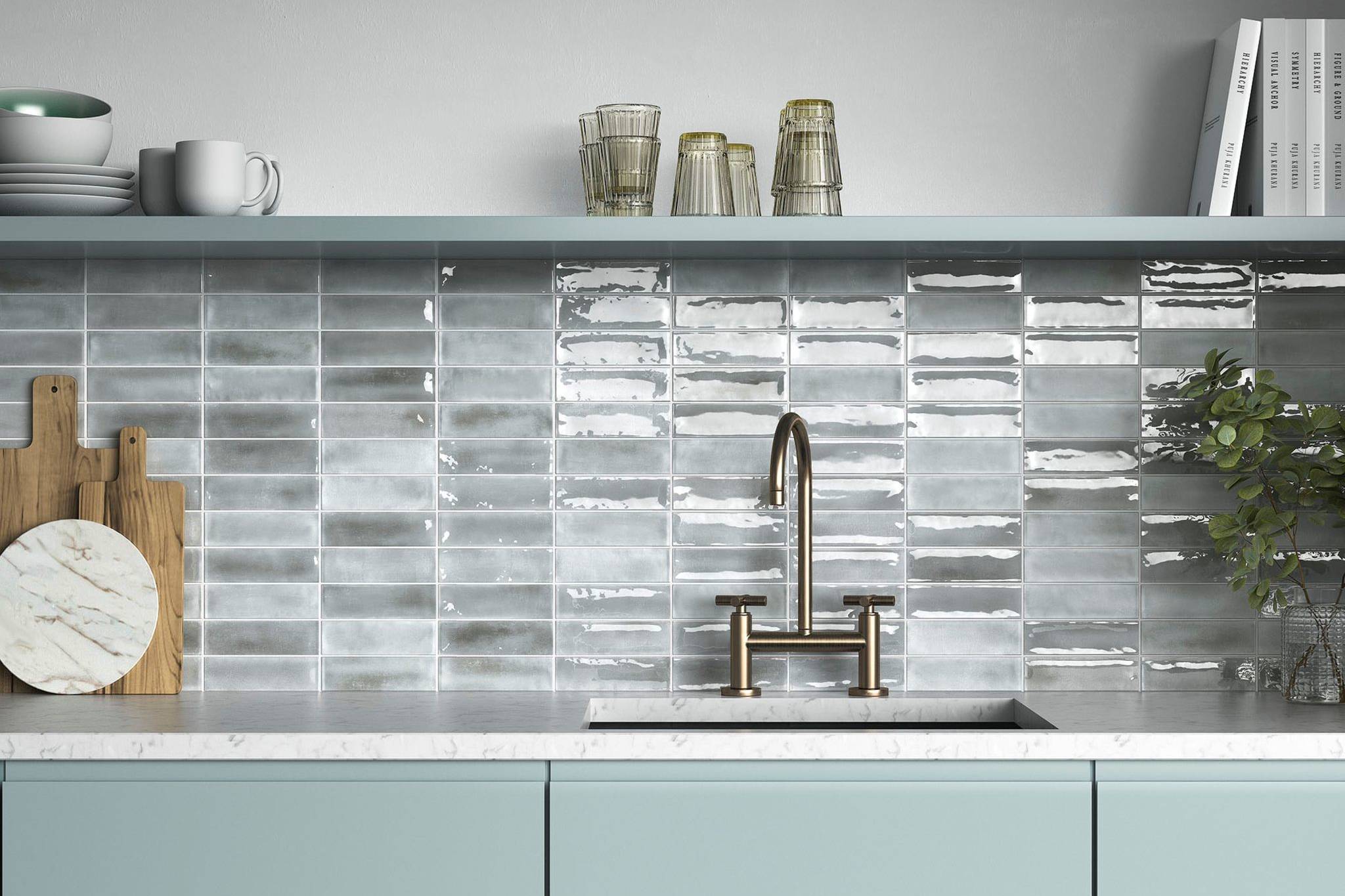 Aruba Steel - Matt & Gloss 2x6 | Clon Digital Tile Catalog