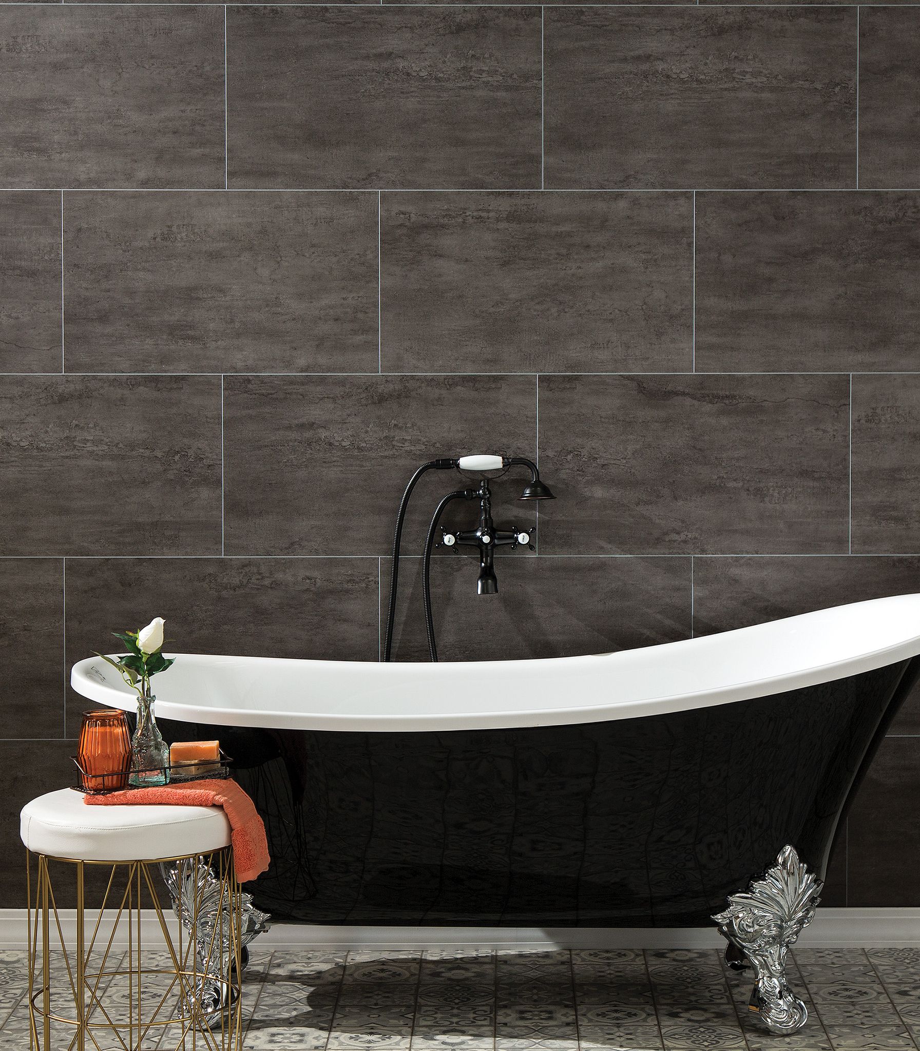 Ashen Slate Wall Tile 25x15 | Clon Digital Tile Catalog