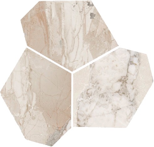 Dynasty Almond Polished/Matte 11X12 Eggs Mosaic | Clon Digital Tile Catalog