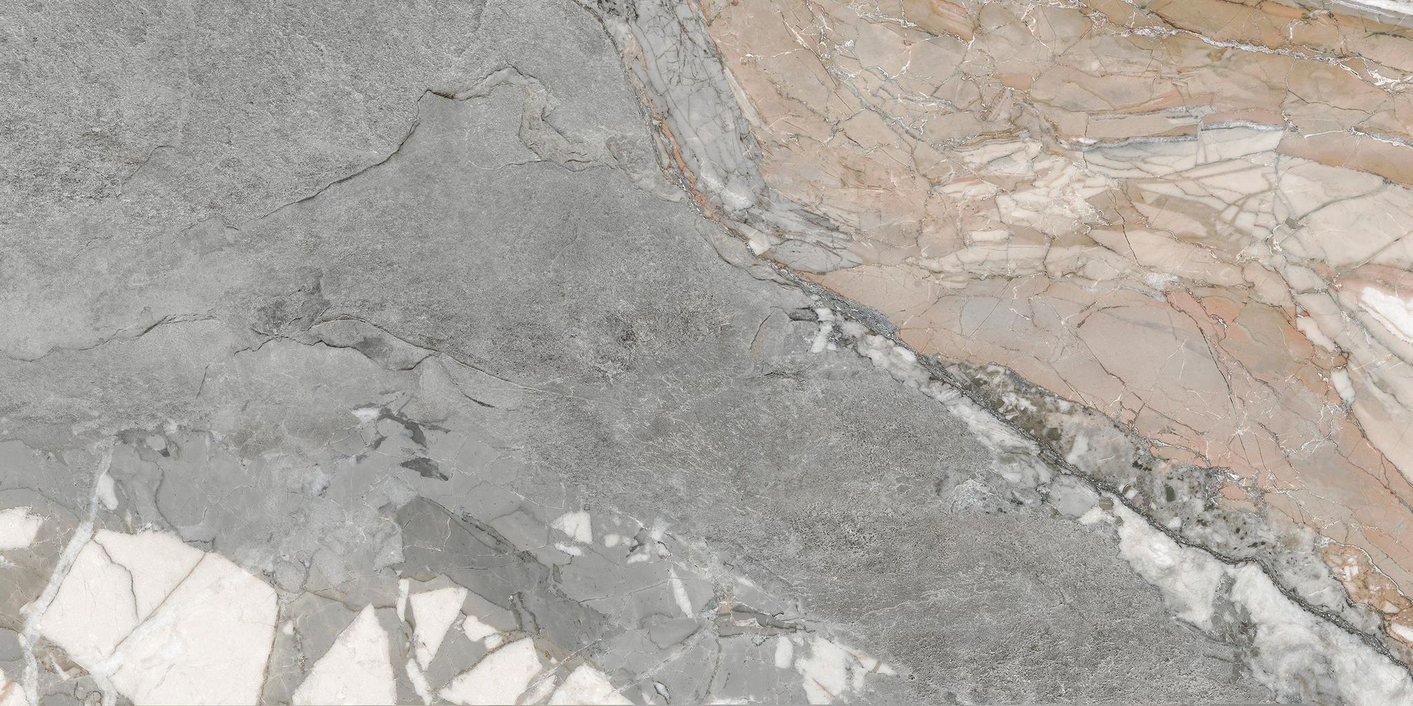 Dynasty Grey Polished/Matte 24X48 | Clon Digital Tile Catalog