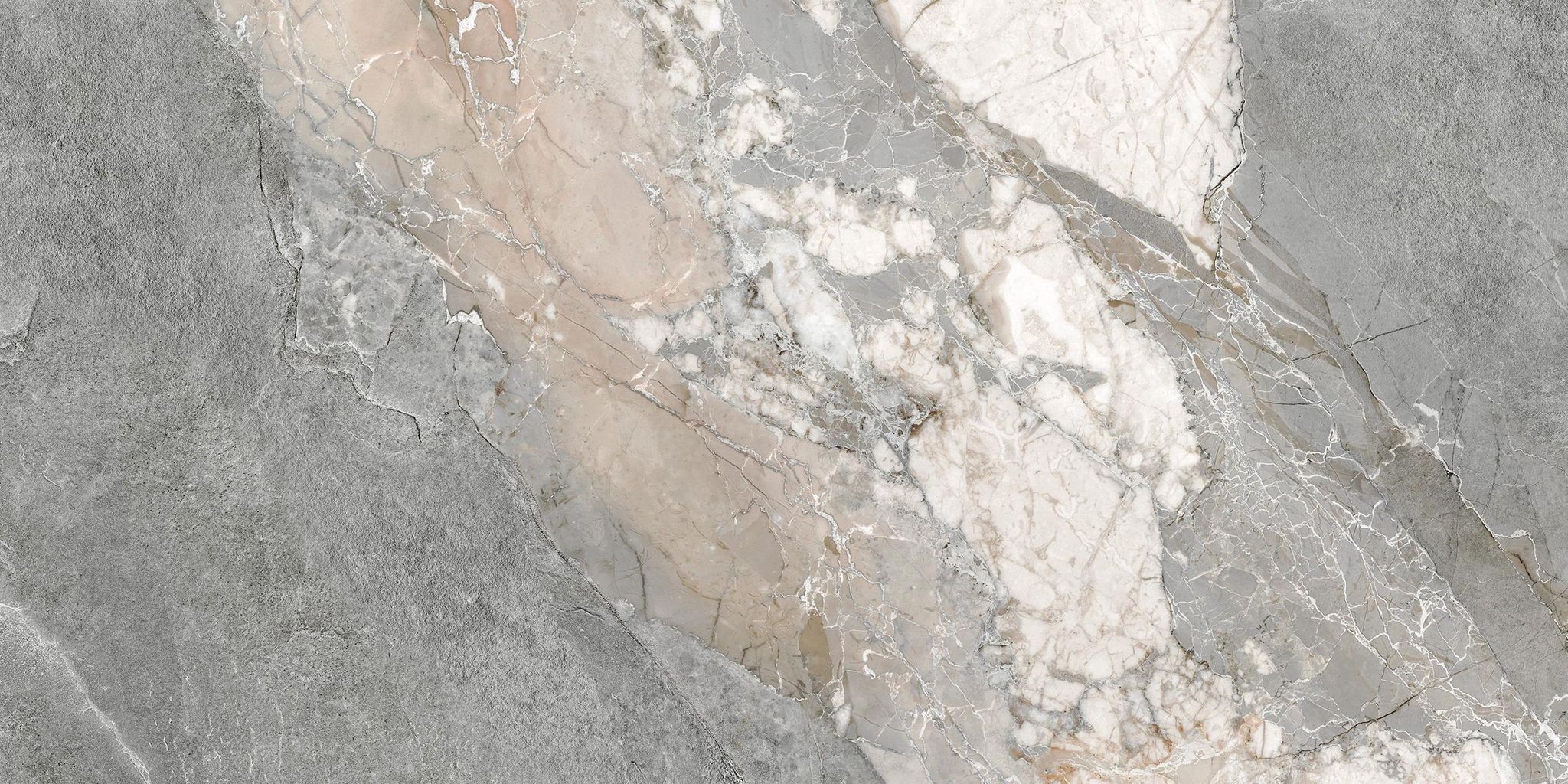 Dynasty Grey Polished/Matte 24X48 | Clon Digital Tile Catalog