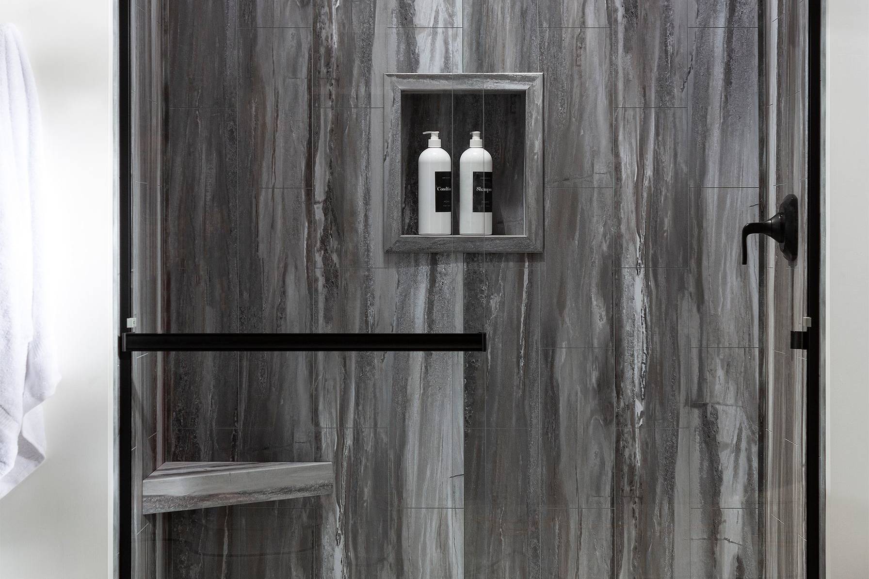 Hermitage Granite Shower Wall Kit 30x60x78 | Clon Digital Tile Catalog
