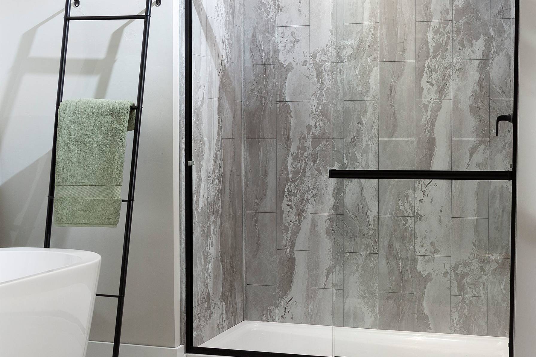 Smoky Sky Shower Wall Kit 36x36x78 | Clon Digital Tile Catalog