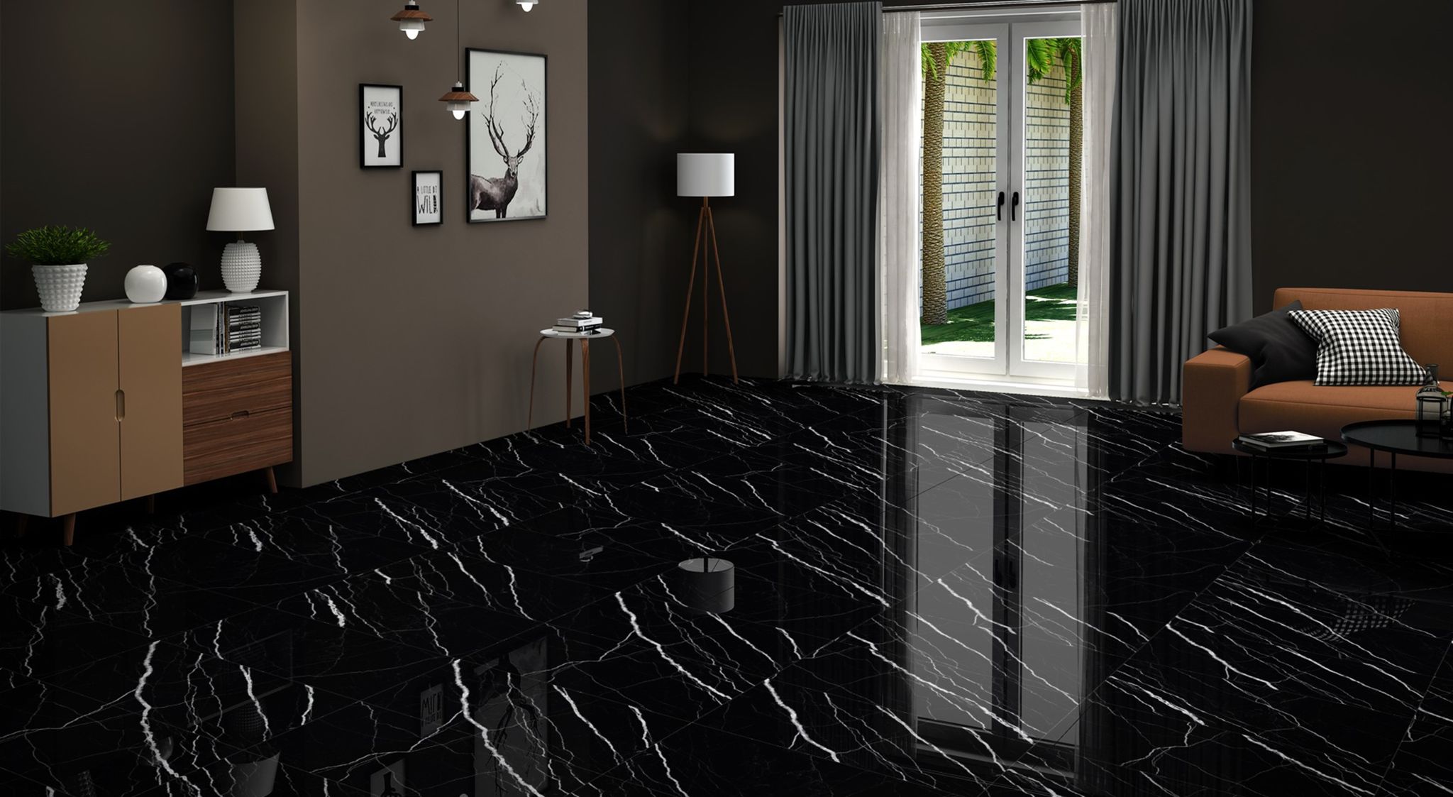 Treasure Midnight Nero 24x48 Polished | Clon Digital Tile Catalog
