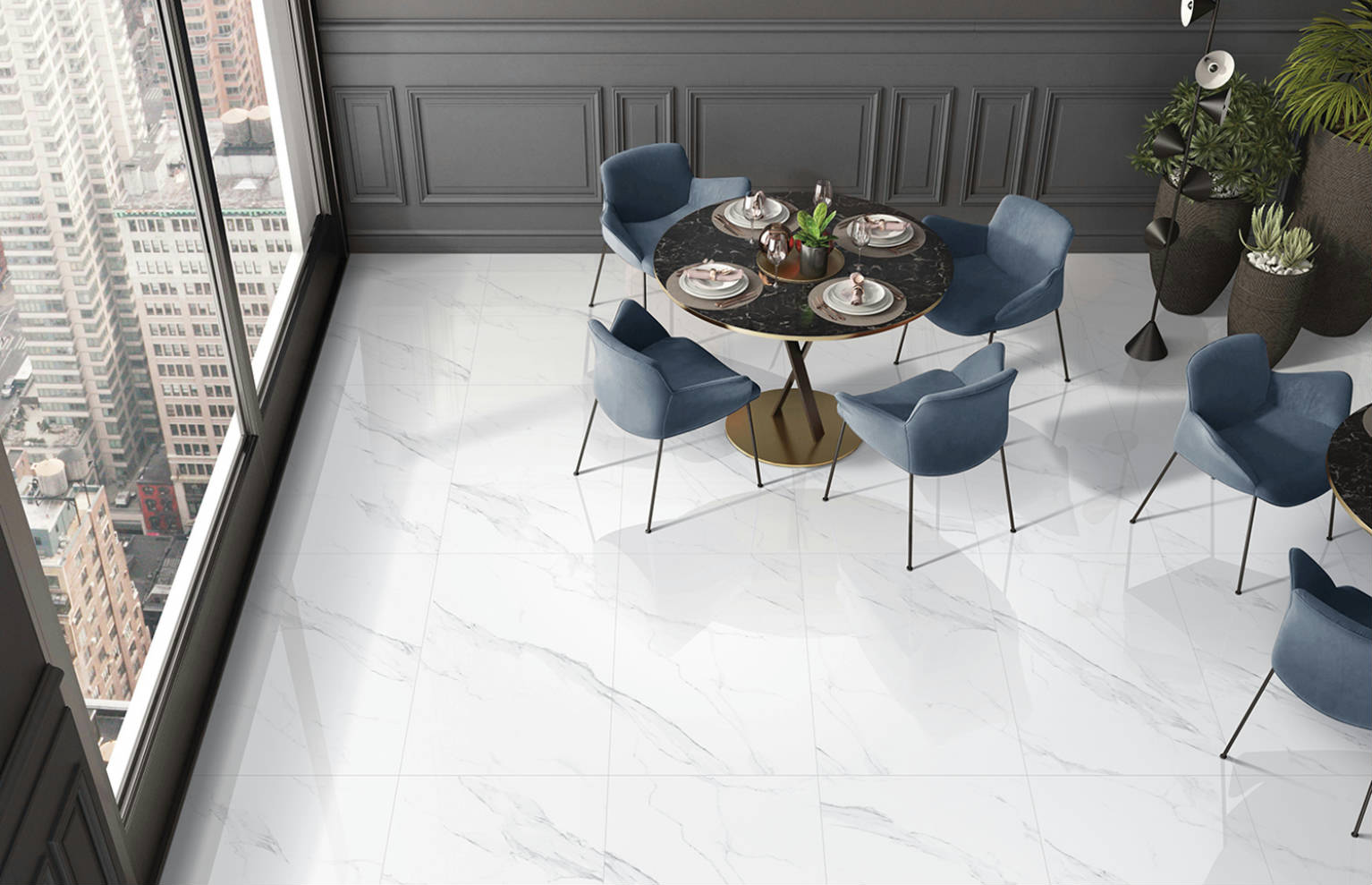 Treasure Statuario 24x48 Polished | Clon Digital Tile Catalog