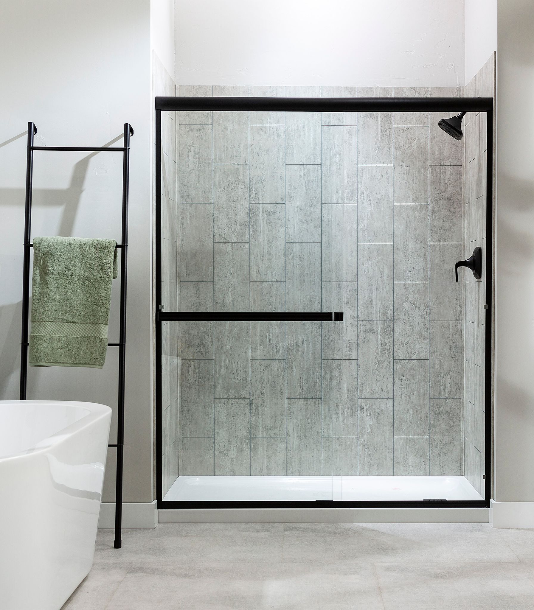 Wind Gust Shower Wall Kit 32x60x78 | Clon Digital Tile Catalog