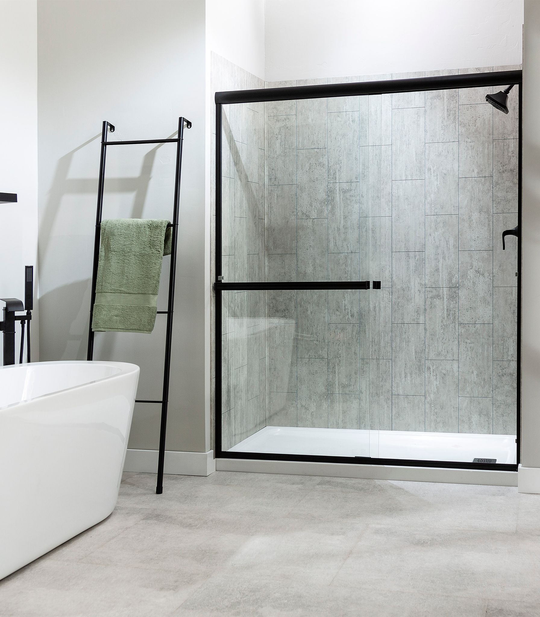 Wind Gust Shower Wall Kit 36x36x78 | Clon Digital Tile Catalog
