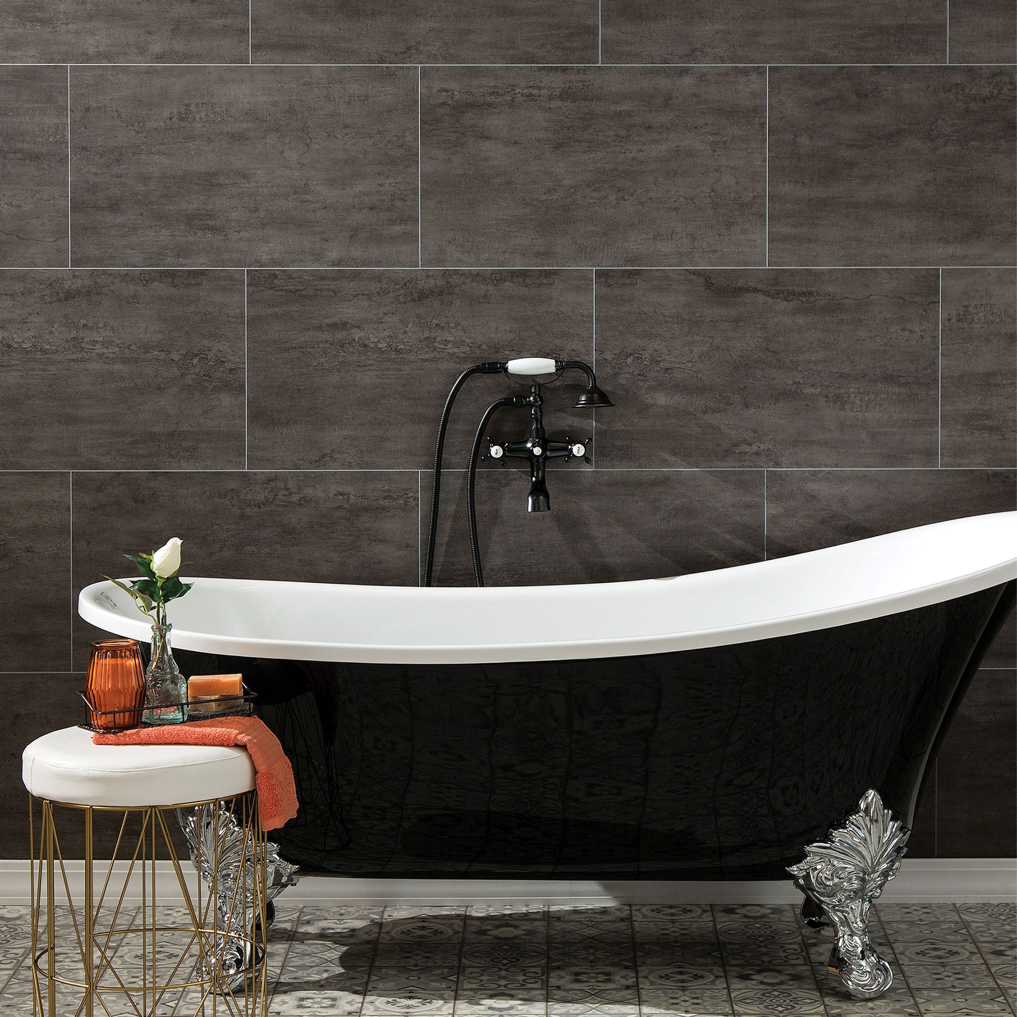 Ashen Slate Wall Tile 25x15 | Clon Digital Tile Catalog