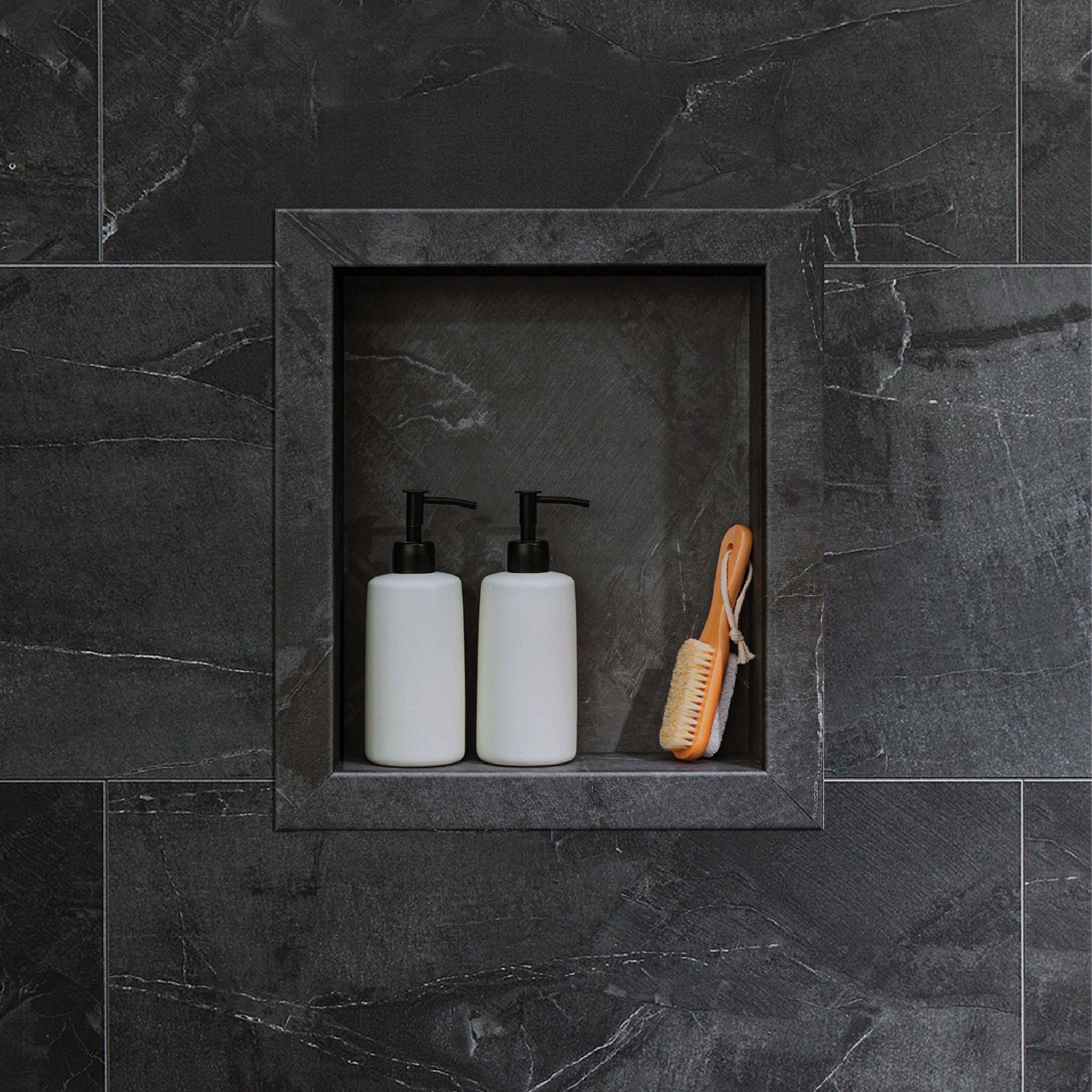 Cracked Slate Niche 14.5x12 inside | Clon Digital Tile Catalog