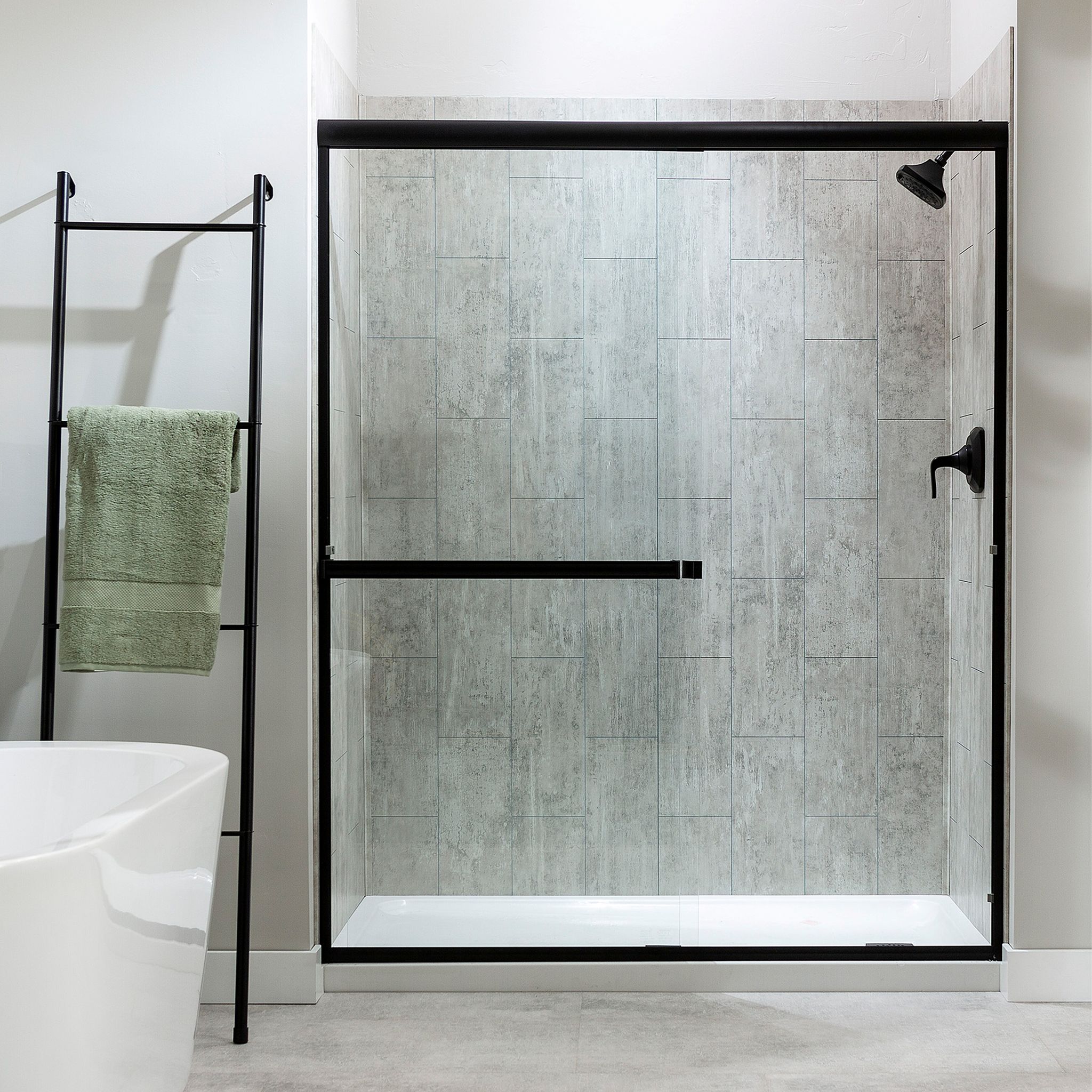 Wind Gust Shower Wall Kit 32x60x78 | Clon Digital Tile Catalog
