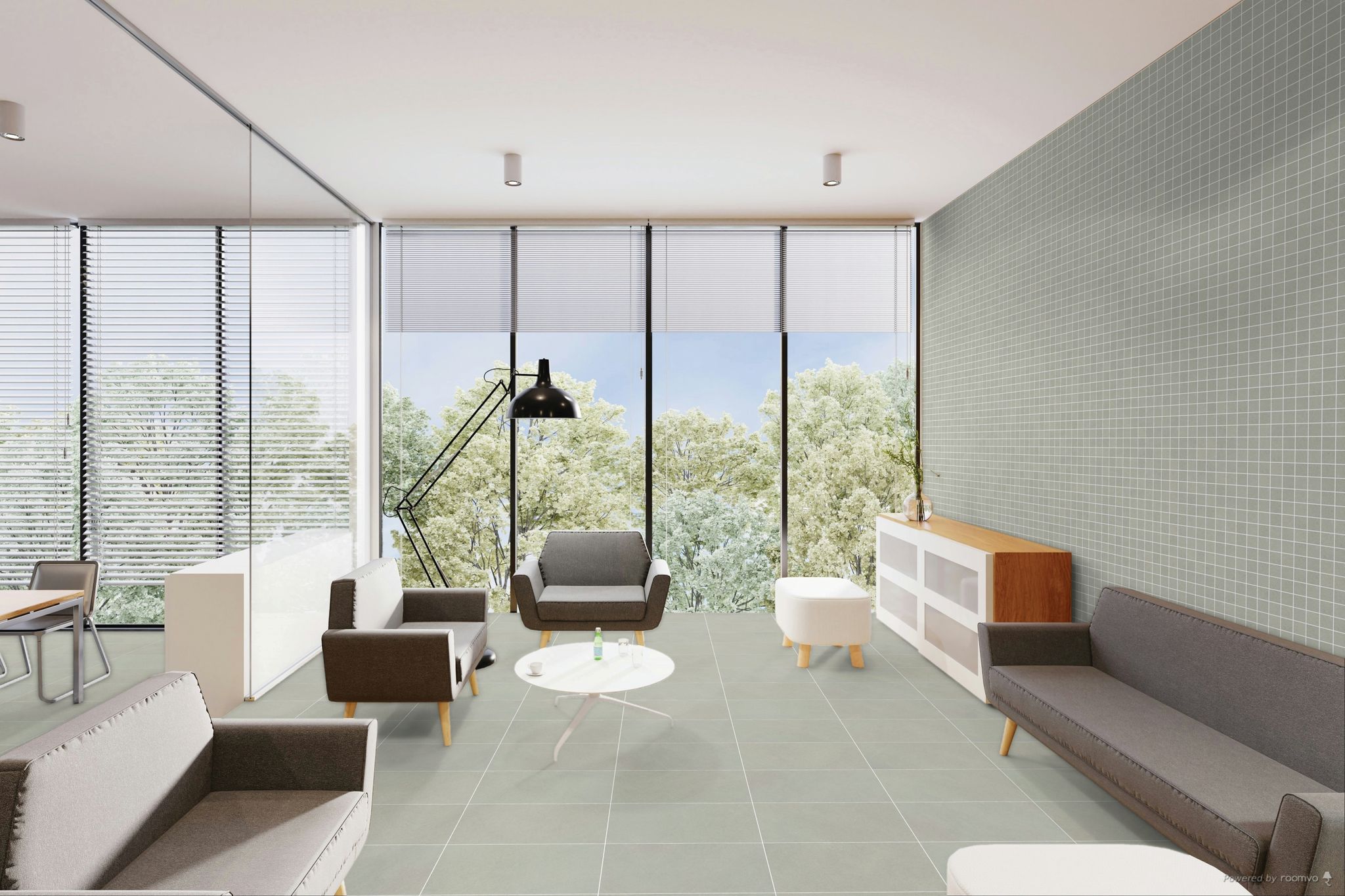 Concord 2X2 Mosaic Sienna Matte | Clon Digital Tile Catalog