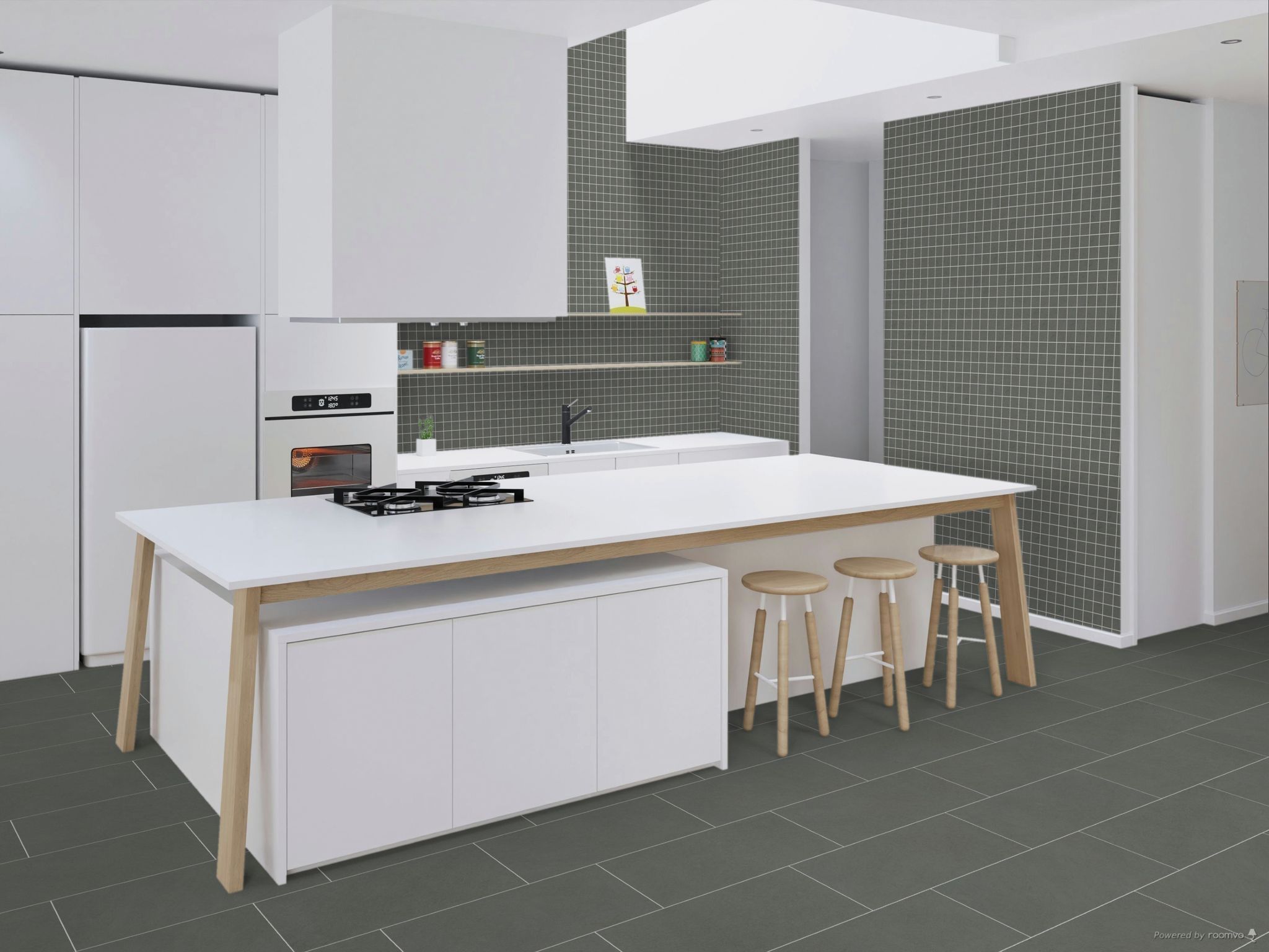 Concord 2X2 Mosaic Umber Matte | Clon Digital Tile Catalog