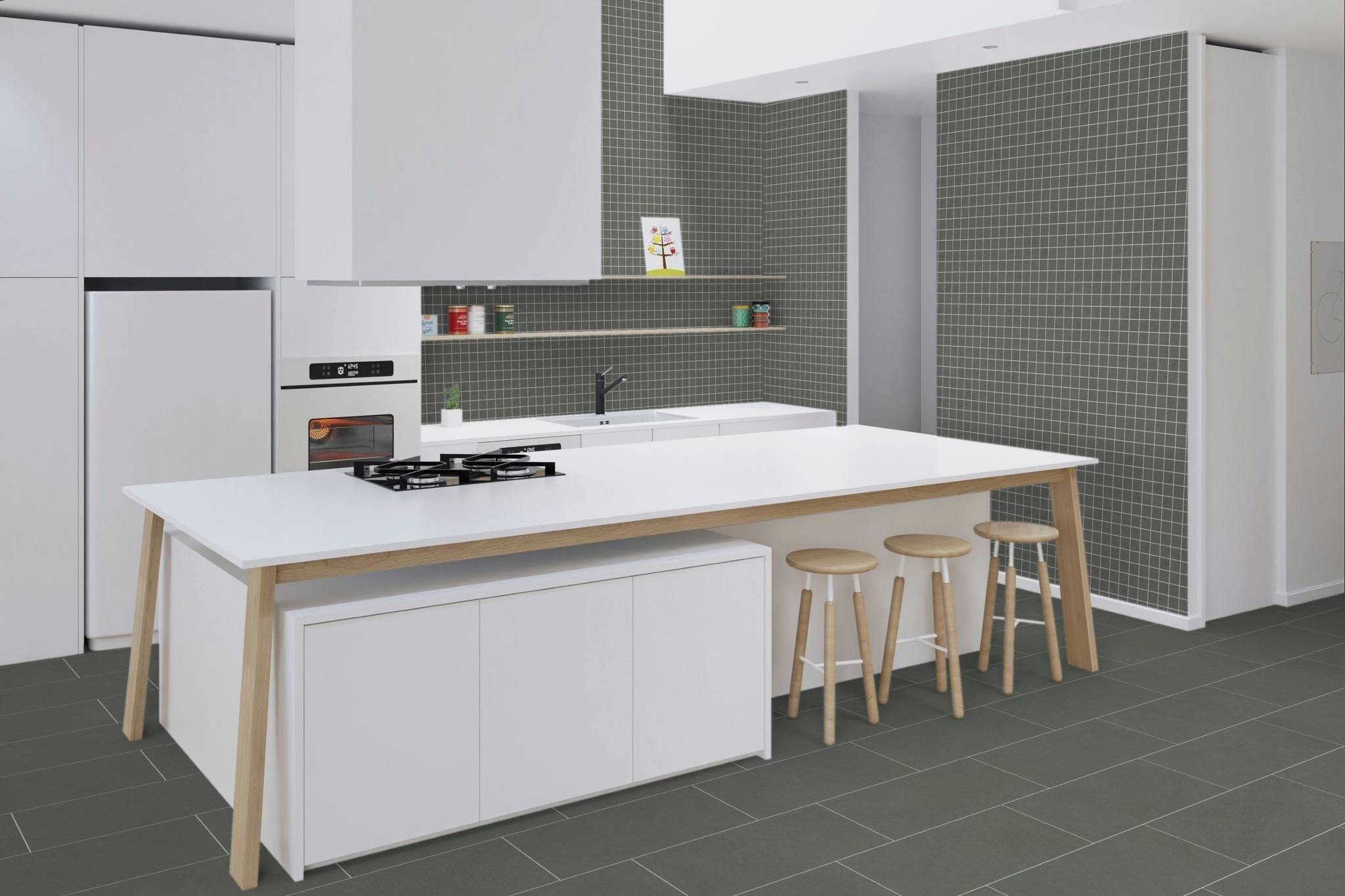 Concord Umber Matte 12x24 & 2x2 | Clon Digital Tile Catalog