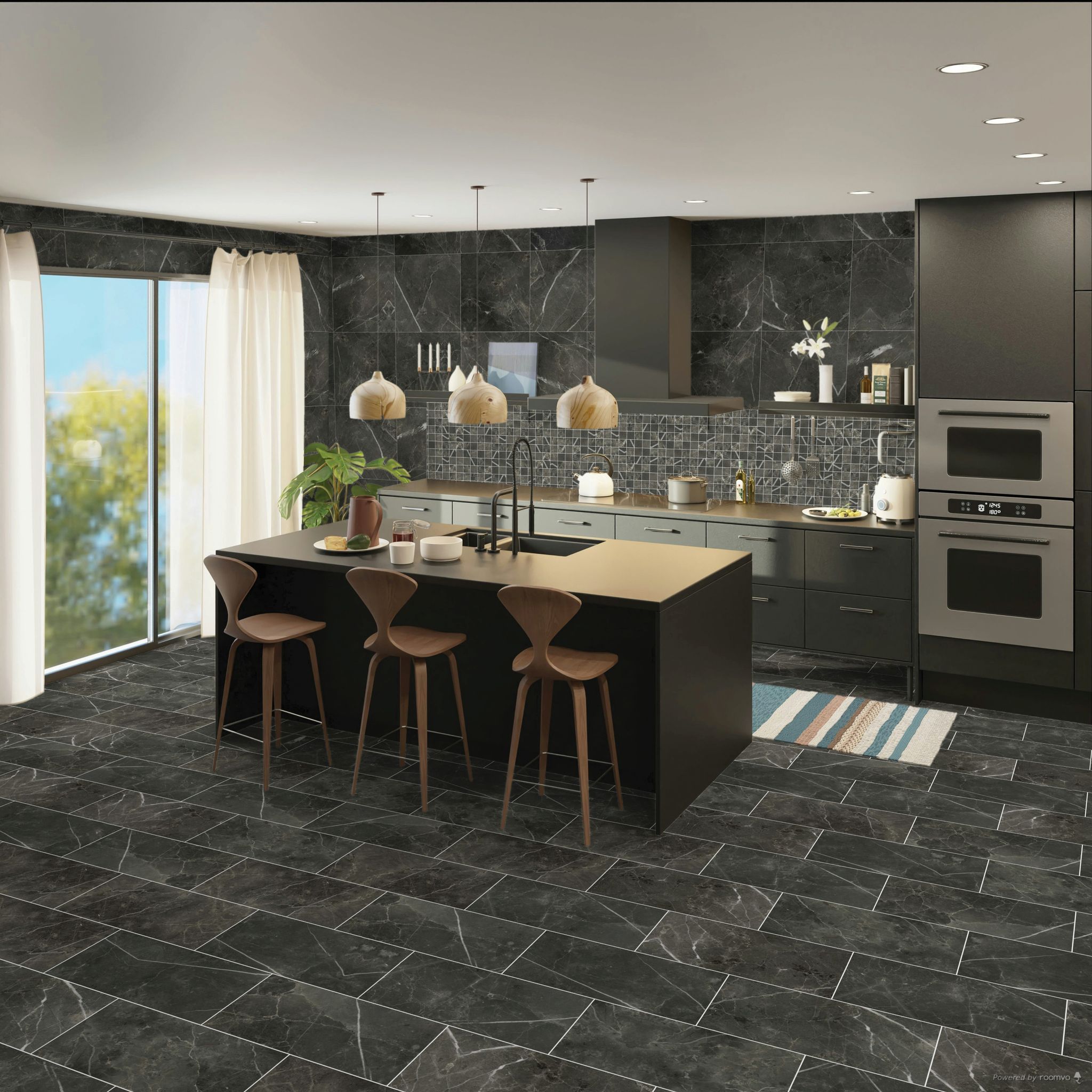 Florence 12X24F Carbon Matte | Clon Digital Tile Catalog