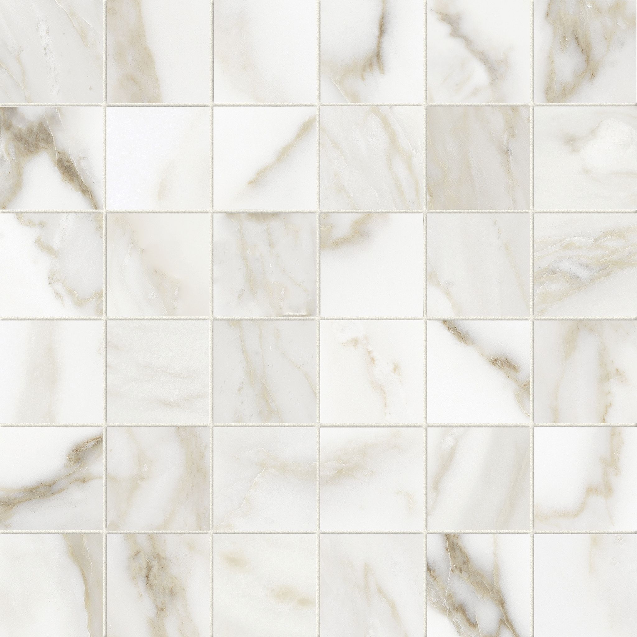 Florence 2X2 Calacatta Matte Mosaic | Clon Digital Tile Catalog