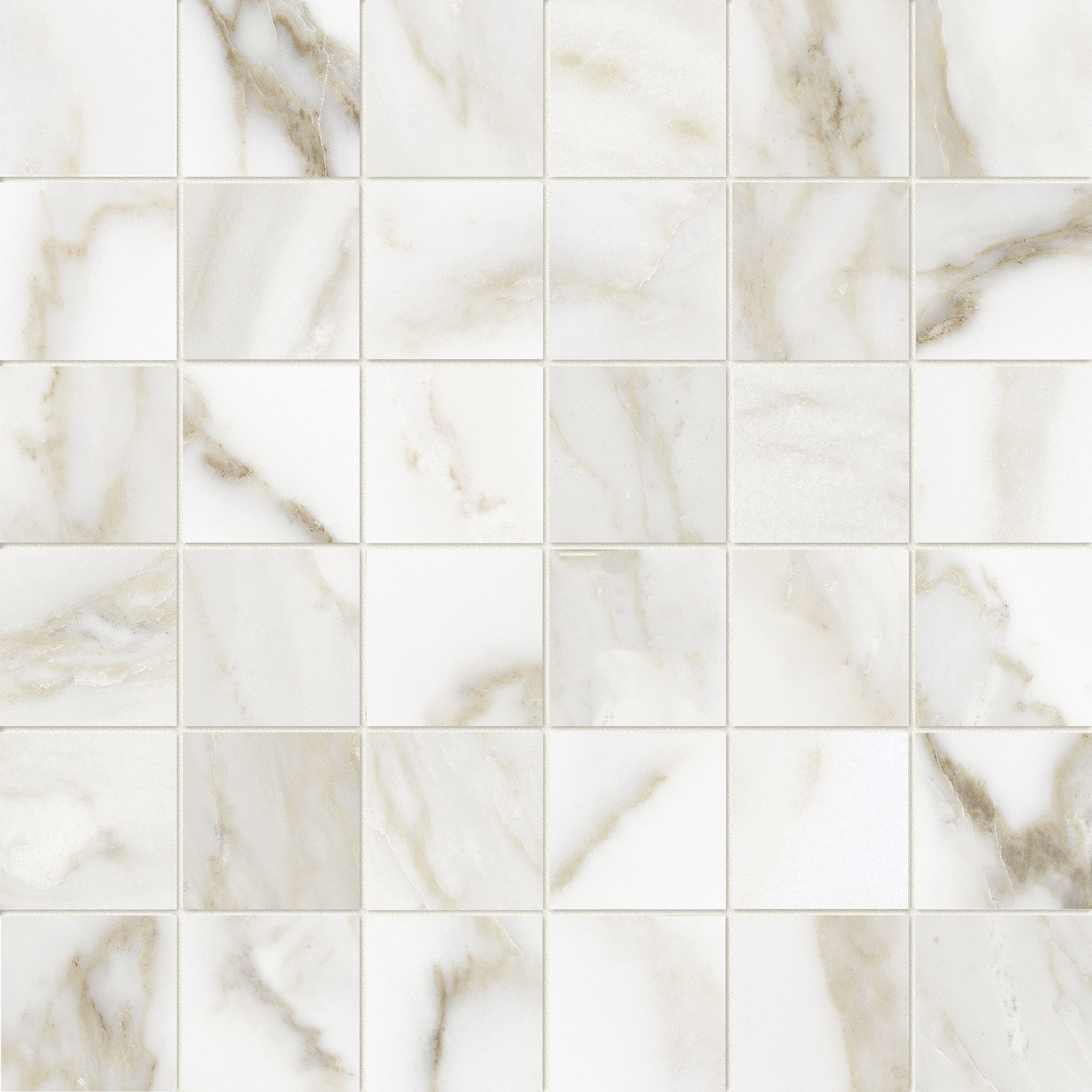 Florence 2X2 Calacatta Matte Mosaic | Clon Digital Tile Catalog