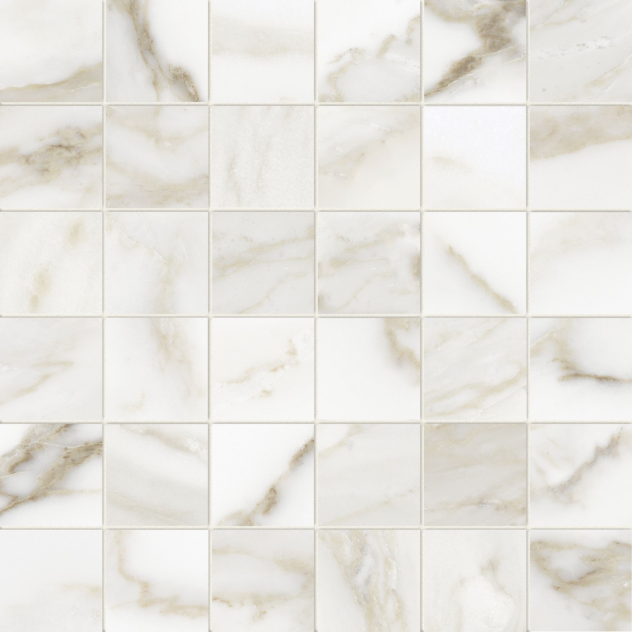Florence 2X2 Calacatta Matte Mosaic | Clon Digital Tile Catalog