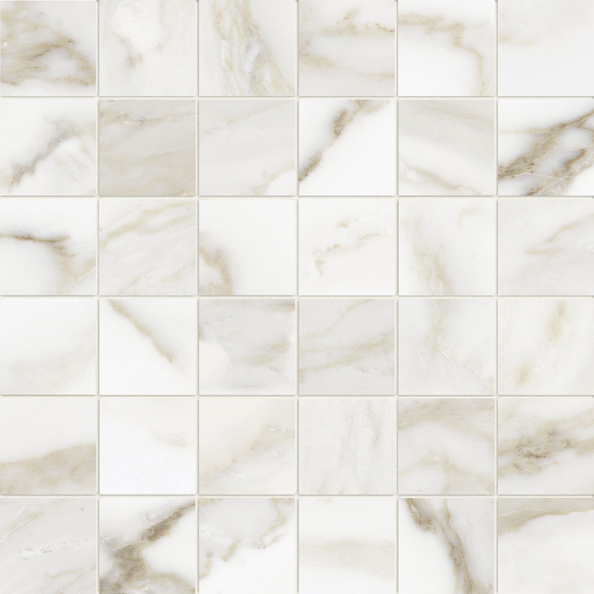 Florence 2X2 Calacatta Matte Mosaic | Clon Digital Tile Catalog