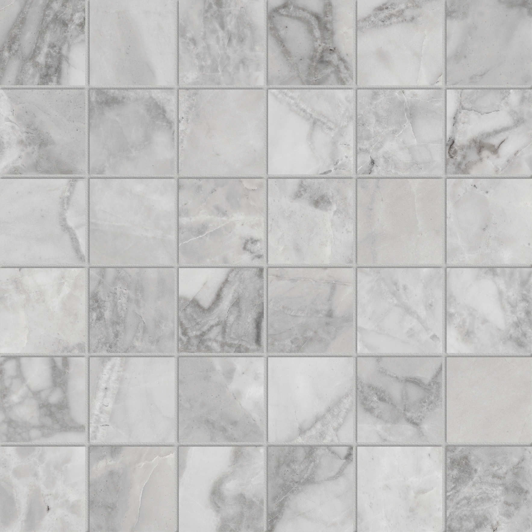 Florence 2X2 Grigio Matte Mosaic | Clon Digital Tile Catalog