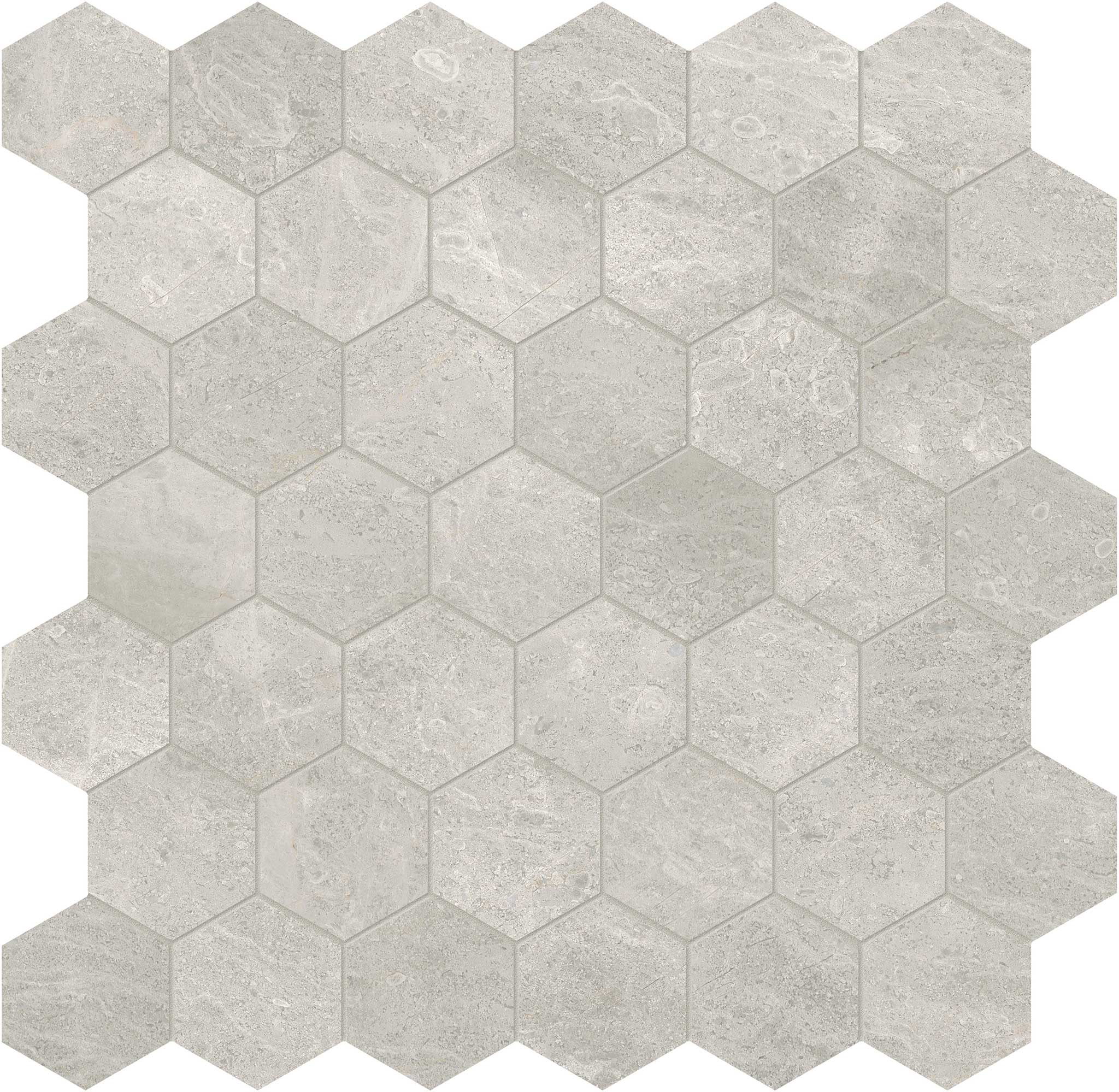 Anciano Grigio 2 Hexagon Mosaic | Clon Digital Tile Catalog