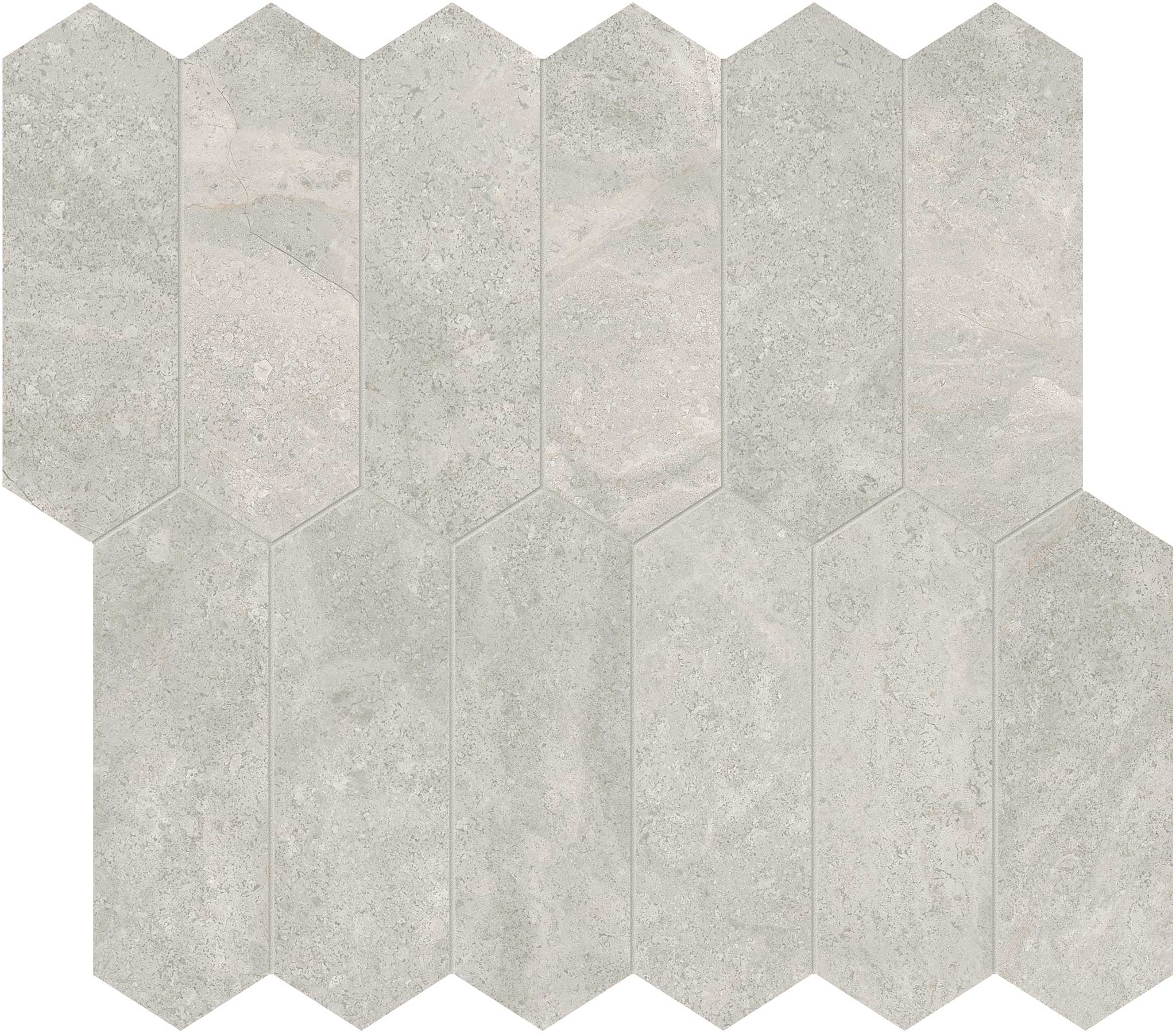 Anciano Grigio 2x6 Picket Mosaic | Clon Digital Tile Catalog