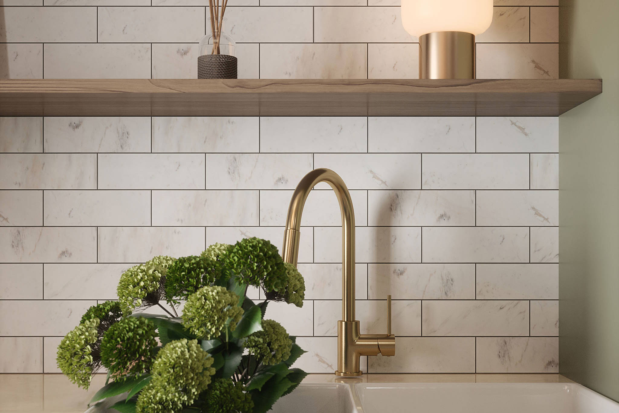 Camellia Field Tile | Clon Digital Tile Catalog