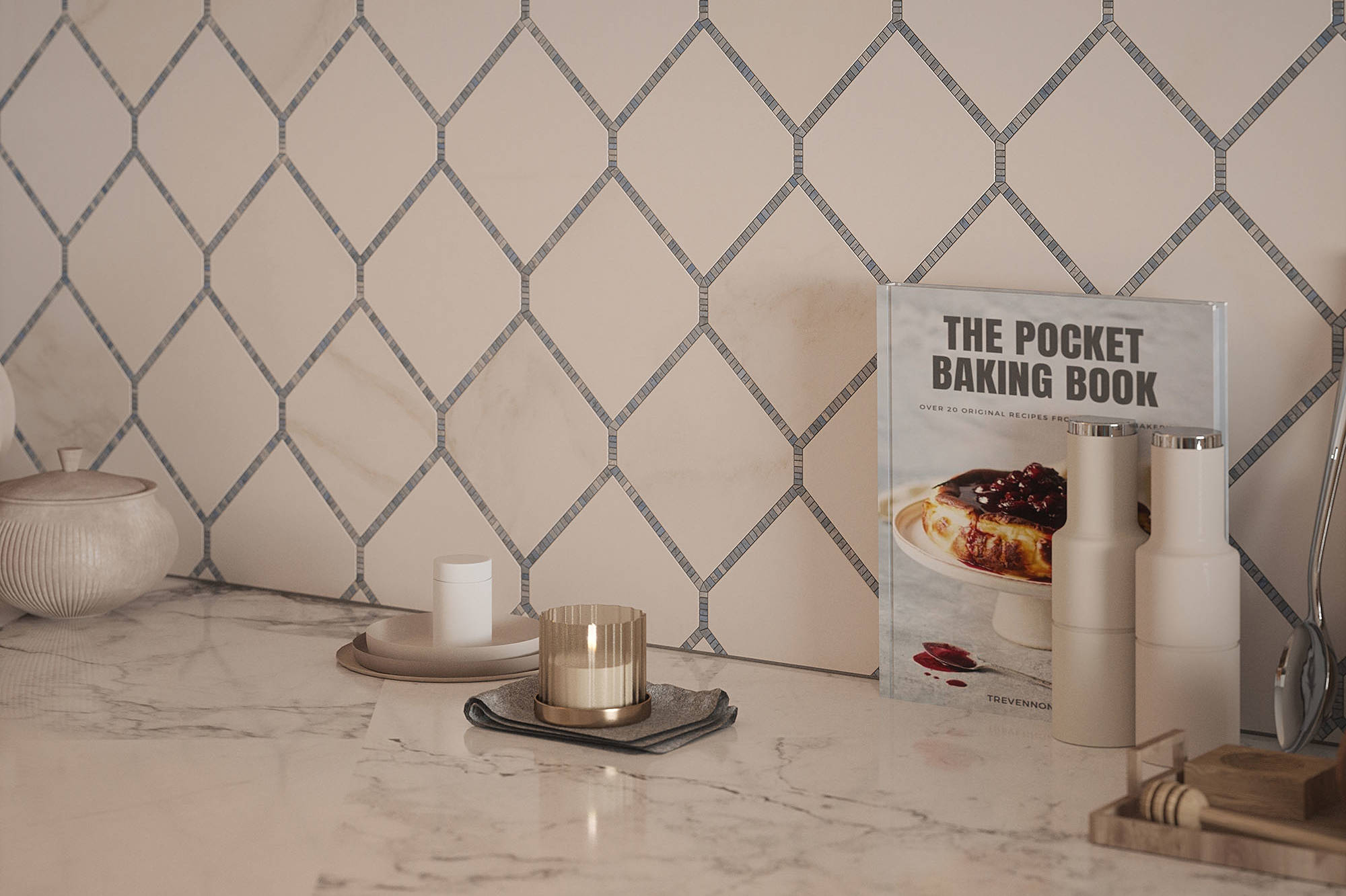 Elm Blue Mosaic 0 | Clon Digital Tile Catalog