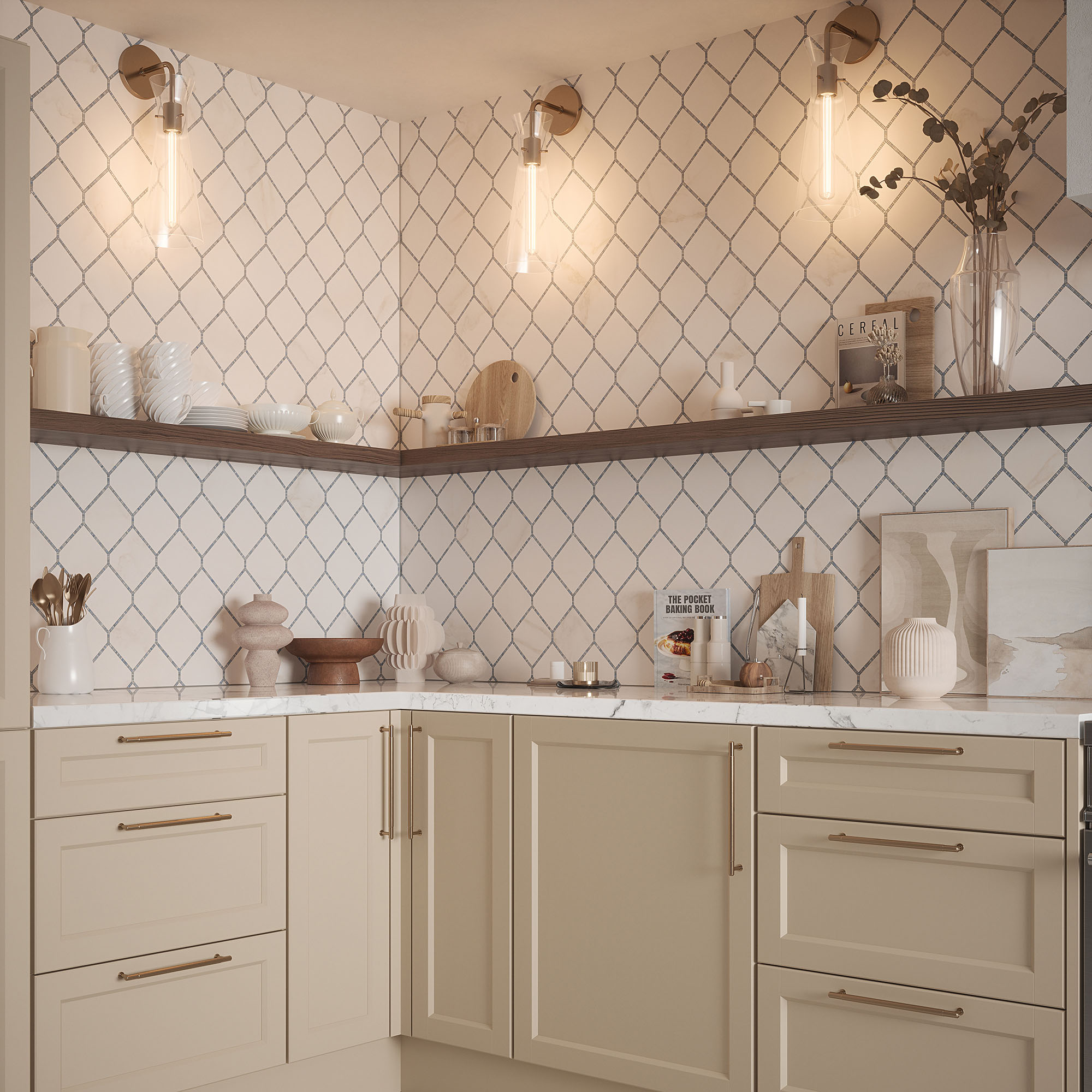 Elm Blue Mosaic 1 | Clon Digital Tile Catalog