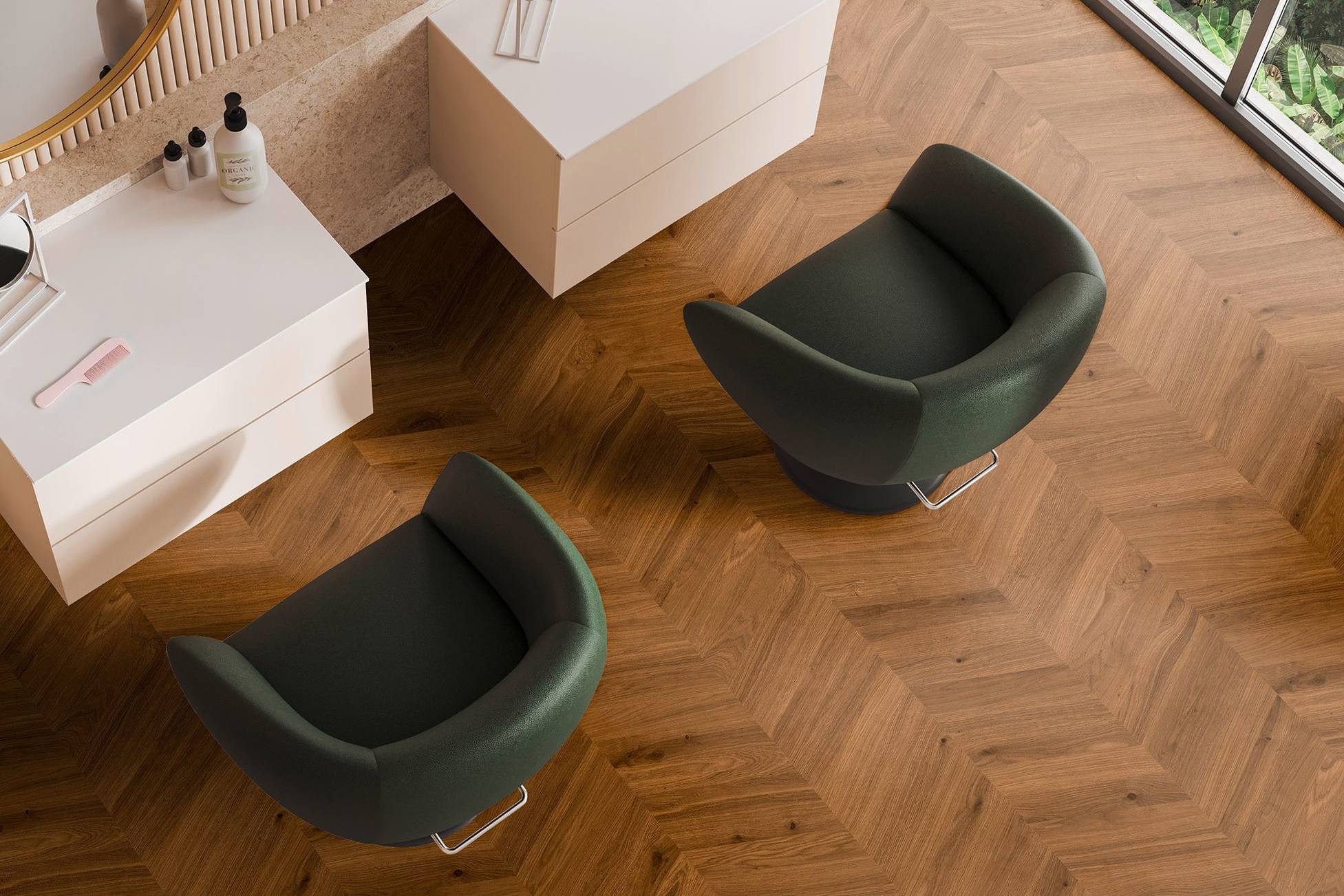 True Earth Chevron 9 | Clon Digital Tile Catalog