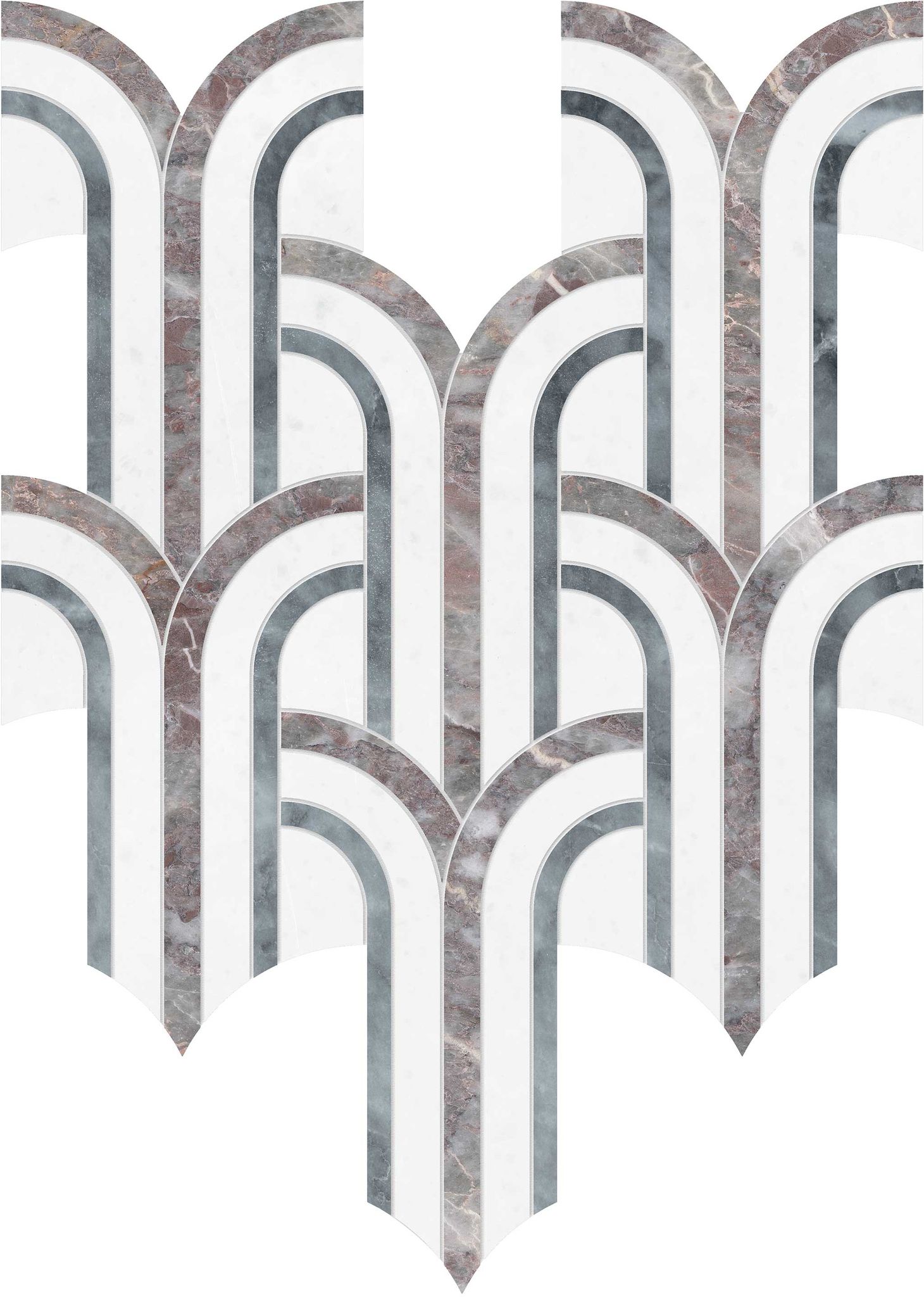 Utopio Florence Blush Mosaic | Clon Digital Tile Catalog