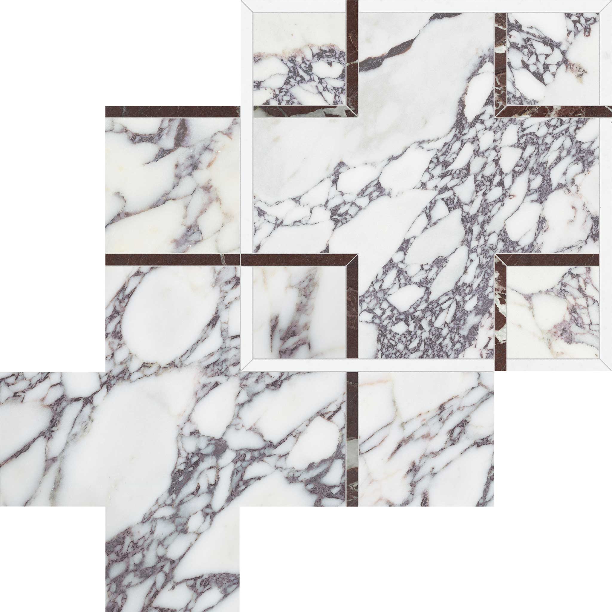 Utopio Schema Orchid Mosaic | Clon Digital Tile Catalog